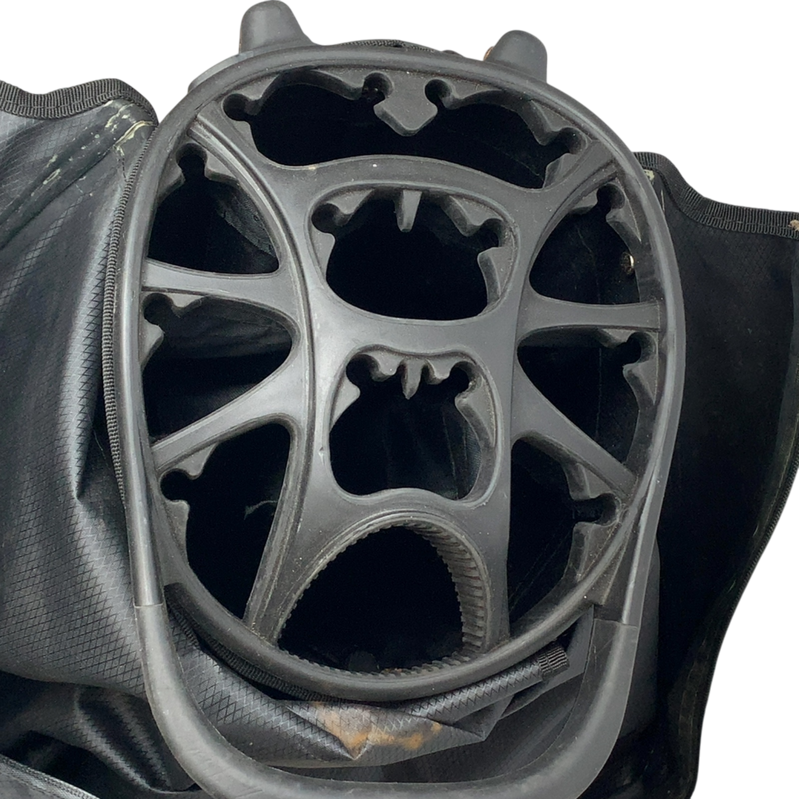 Crown Caddy Golftaske / 10-Rum / Sort