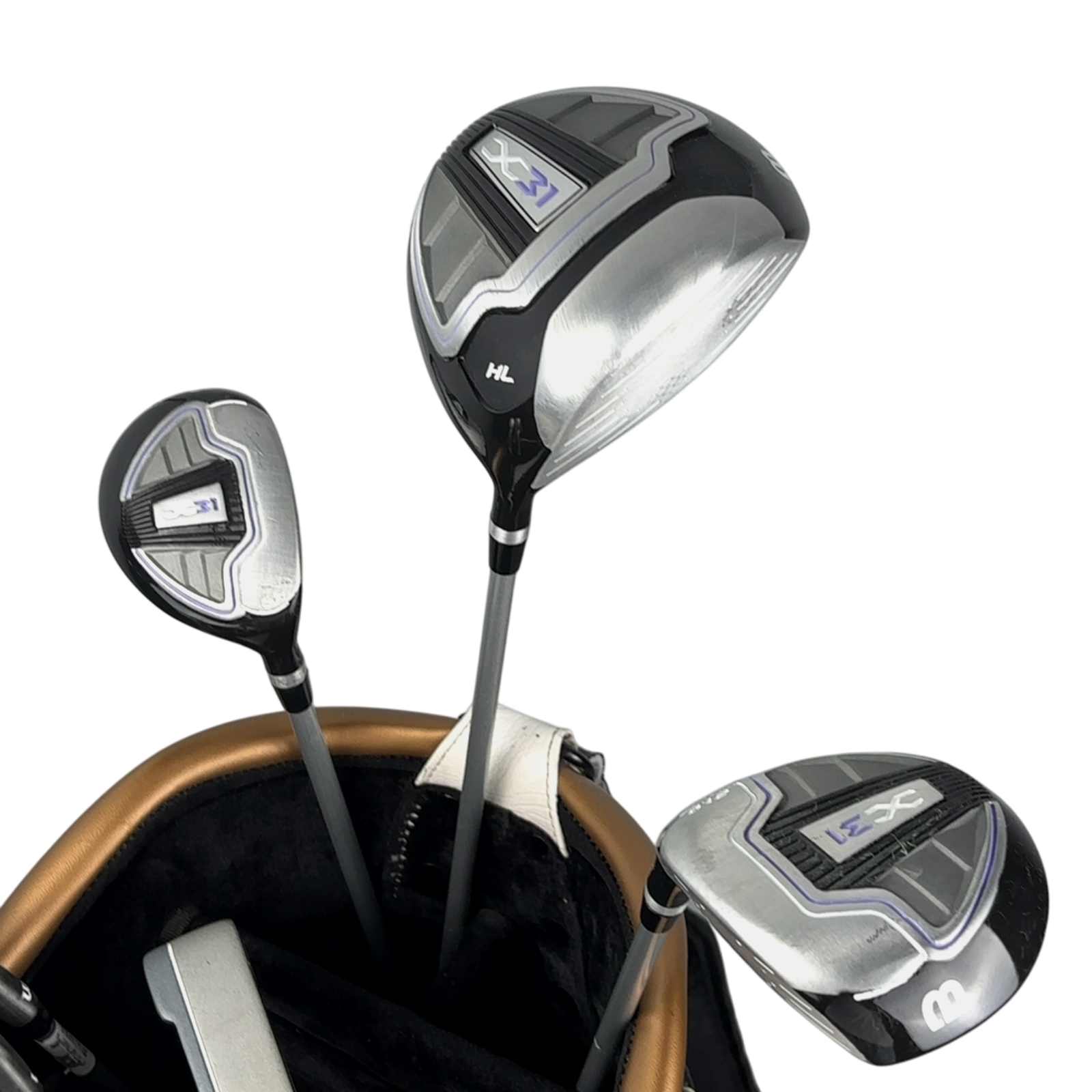 Wilson X-31 Komplet Sæt Uden Bag / 7-PW+SW / Flex Ladies / Grafit