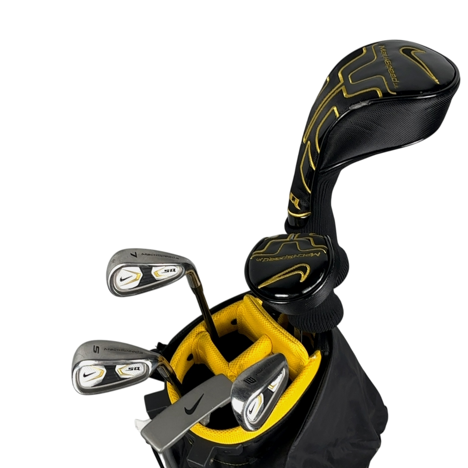 Nike Mach Speed Black Sq Komplet Sæt Med Bag / 7+9+SW / Flex Junior / Grafit