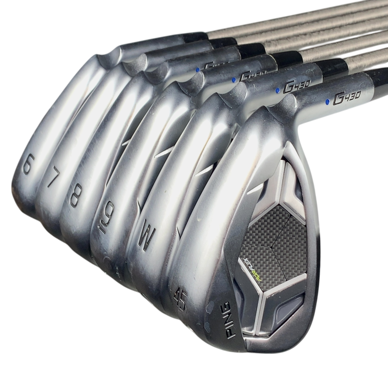 PING G430 Jernsæt / 6-PW+GW / Flex Regular / Grafit