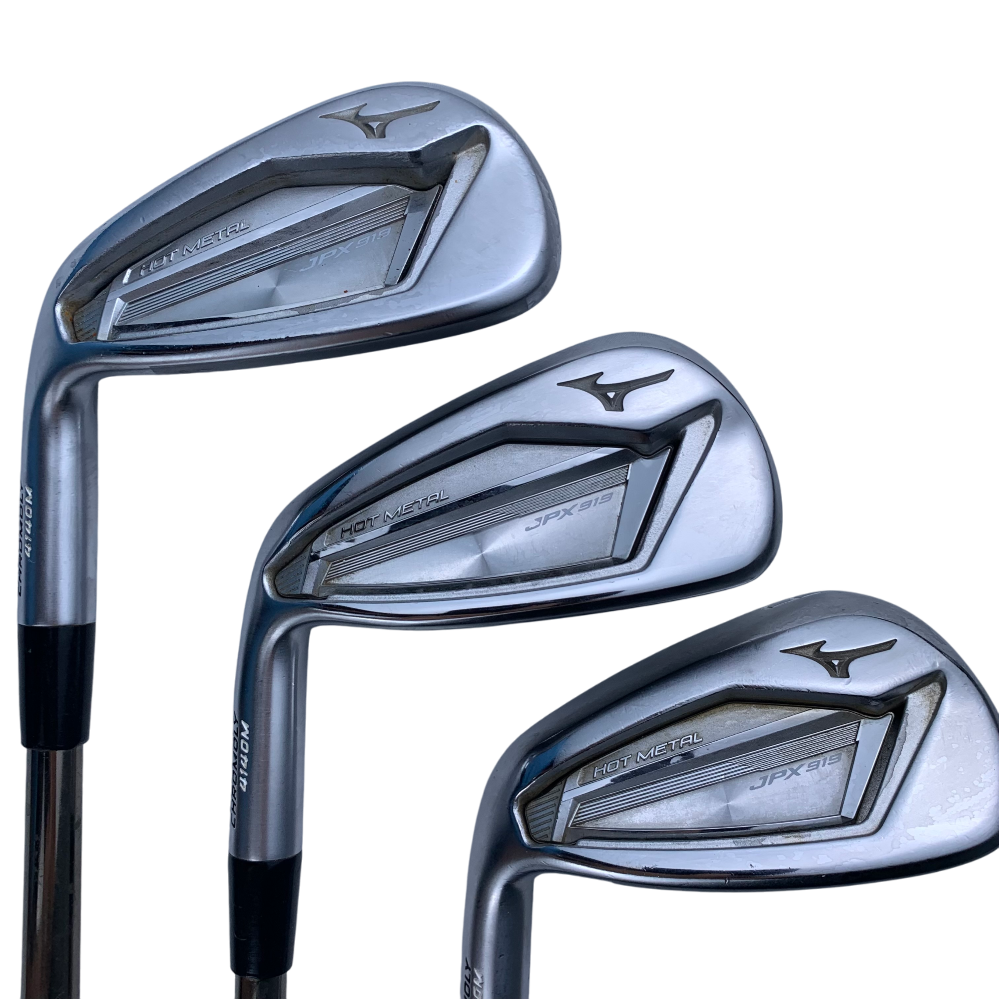 Mizuno JPX 919 Hot Metal Jernsæt / Flex Regular / 7-LW / Grafit hovedbillede - brugt golf udstyr i god stand