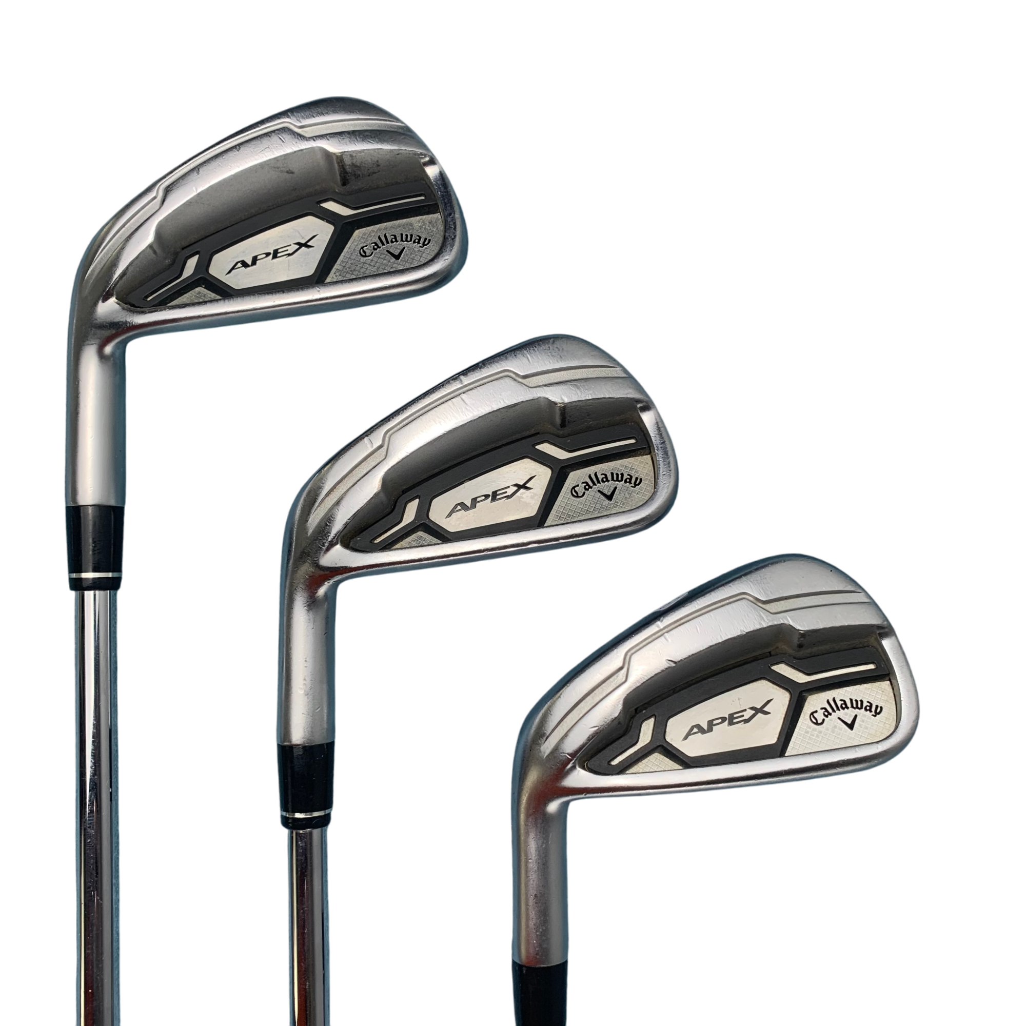 Callaway Apex CF 16 Jernsæt / Flex Stiff / 5-PW / Stål Venstre hovedbillede - brugt golf udstyr i god stand