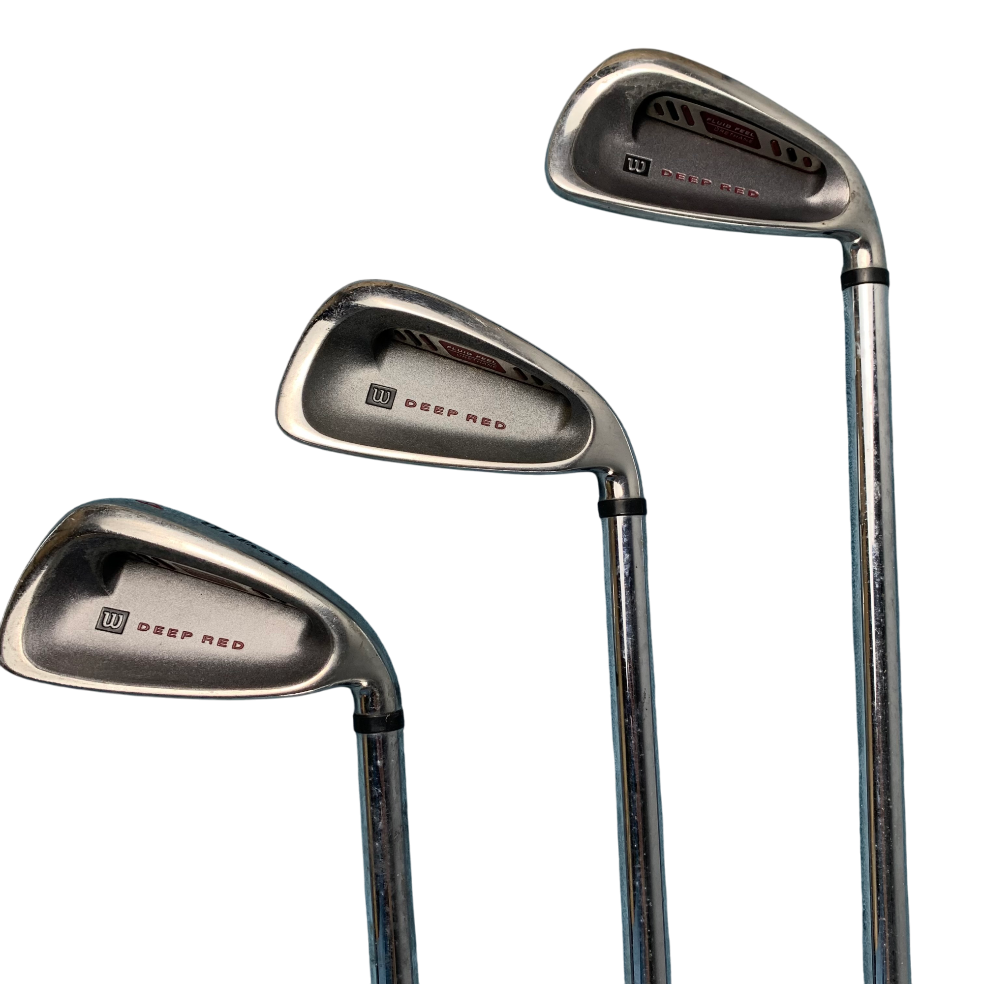 Wilson Deep Red Jernsæt / Flex Stiff / 2-SW / Stål hovedbillede - brugt golf udstyr i god stand