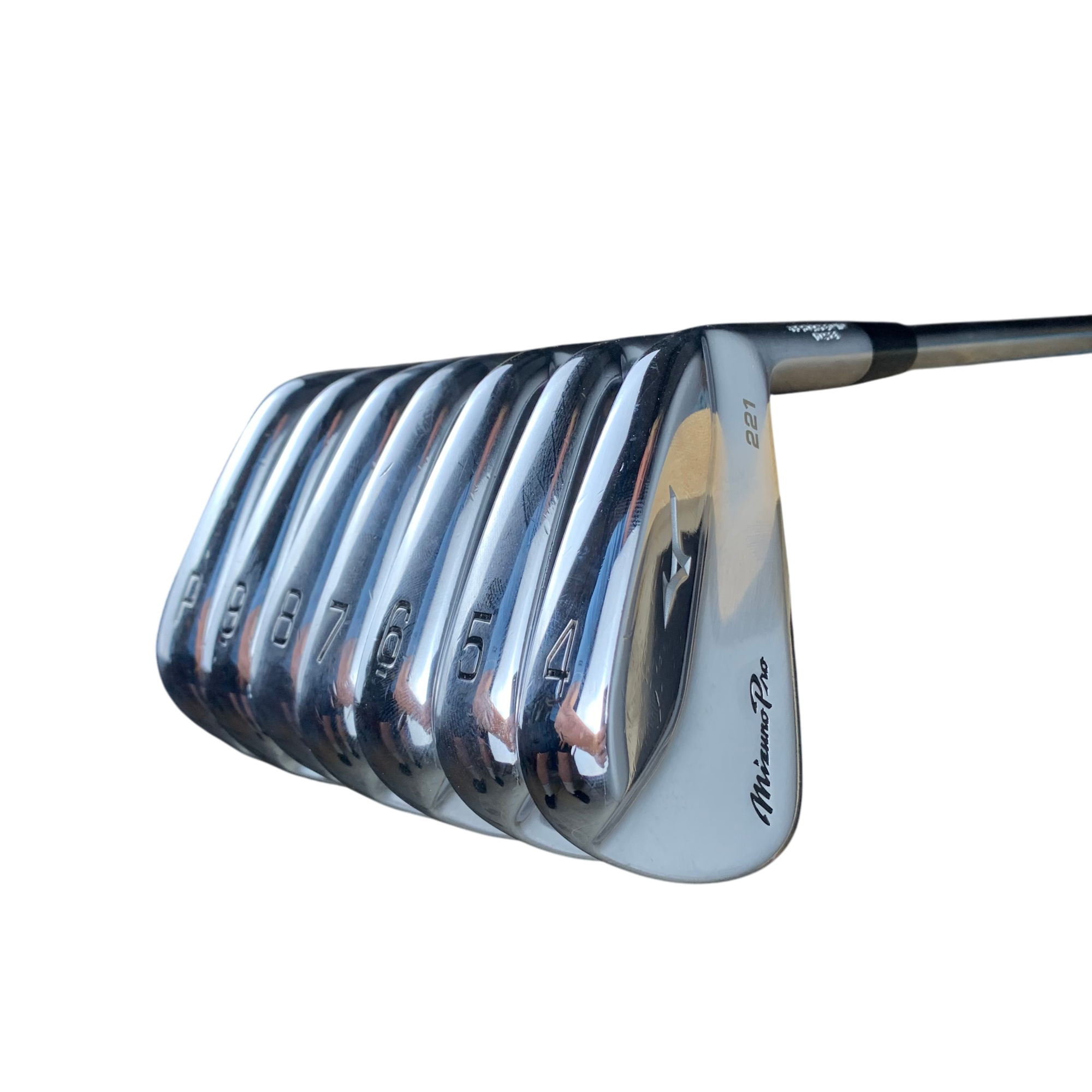 Mizuno Pro 221 Jernsæt / Flex Stiff / 4-PW / Stål galleri billede 2 - brugt golf udstyr i god stand
