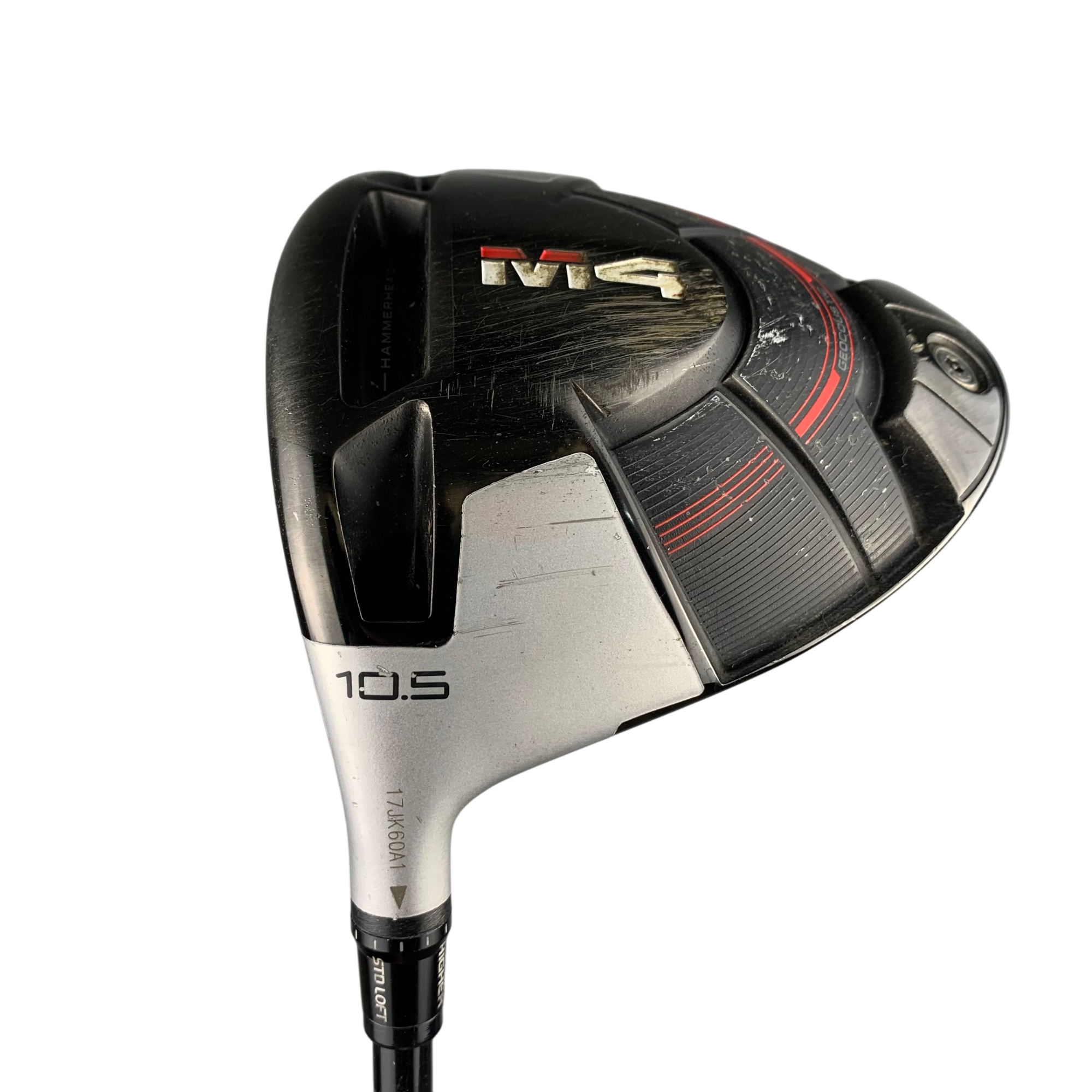 TaylorMade M4 2018 Driver / Flex Regular / Loft 10,5 Venstre galleri billede 2 - brugt golf udstyr i god stand