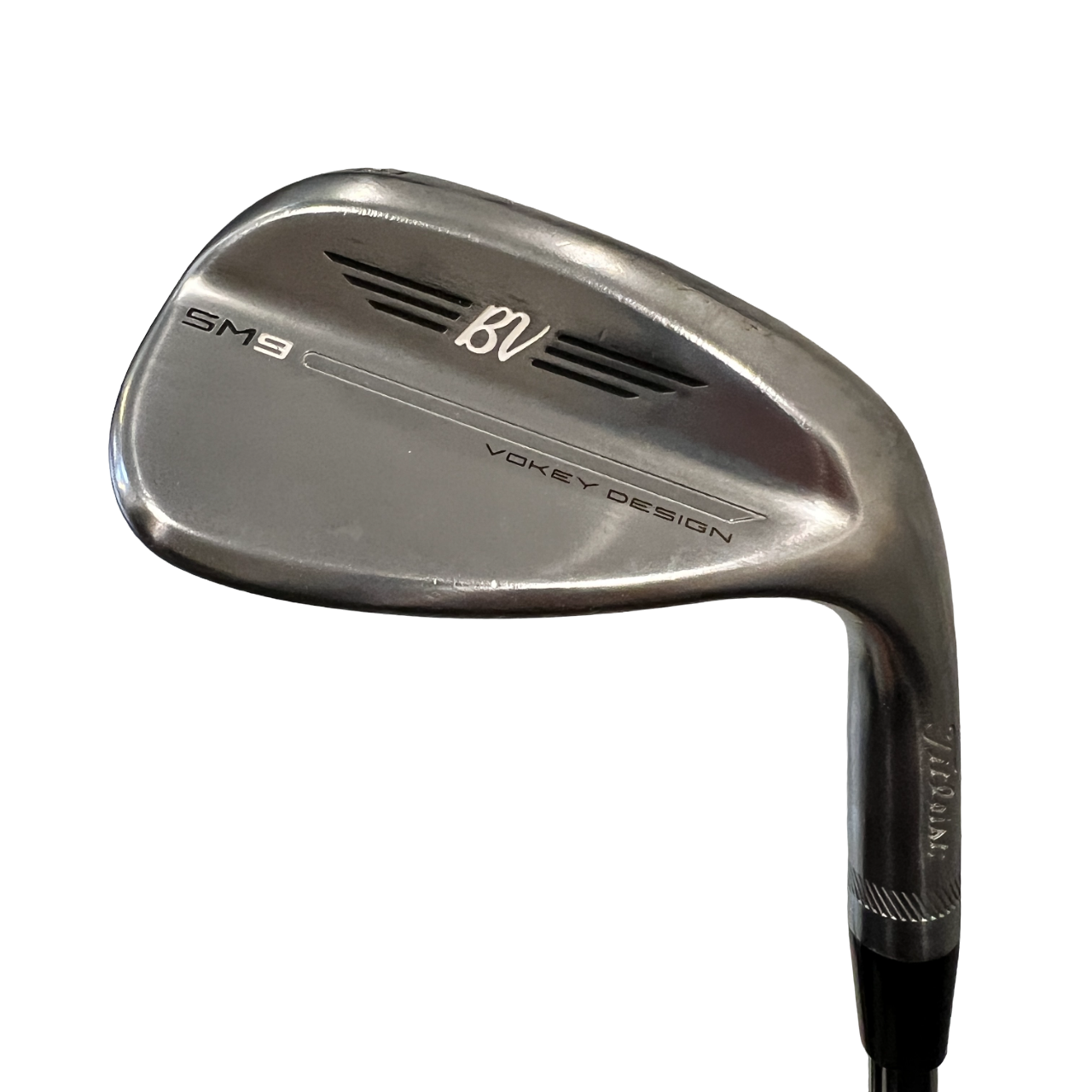 Titleist Vokey SM9 Brushed Steel F-Grind Wedge 56/10 Brugt God Stand