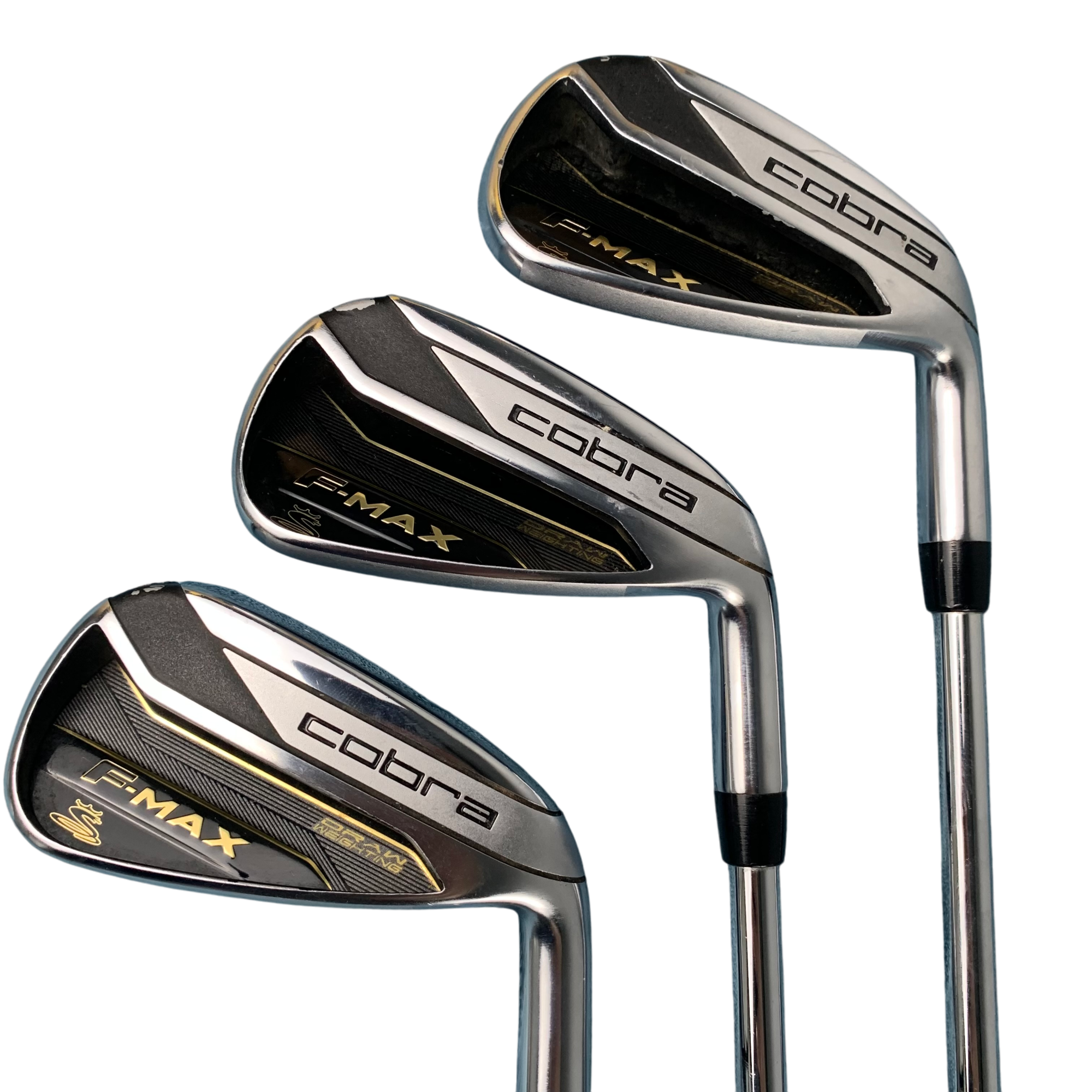 Cobra F-Max Offset Jernsæt / Flex Regular / 5-S / Stål hovedbillede - brugt golf udstyr i god stand