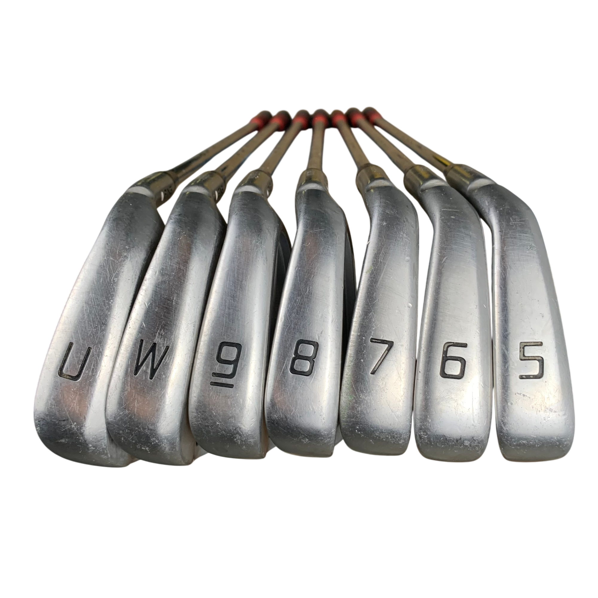PING i Series E1 Jernsæt / Flex Stiff / 5-PW + GW / Stål galleri billede 1 - brugt golf udstyr i god stand