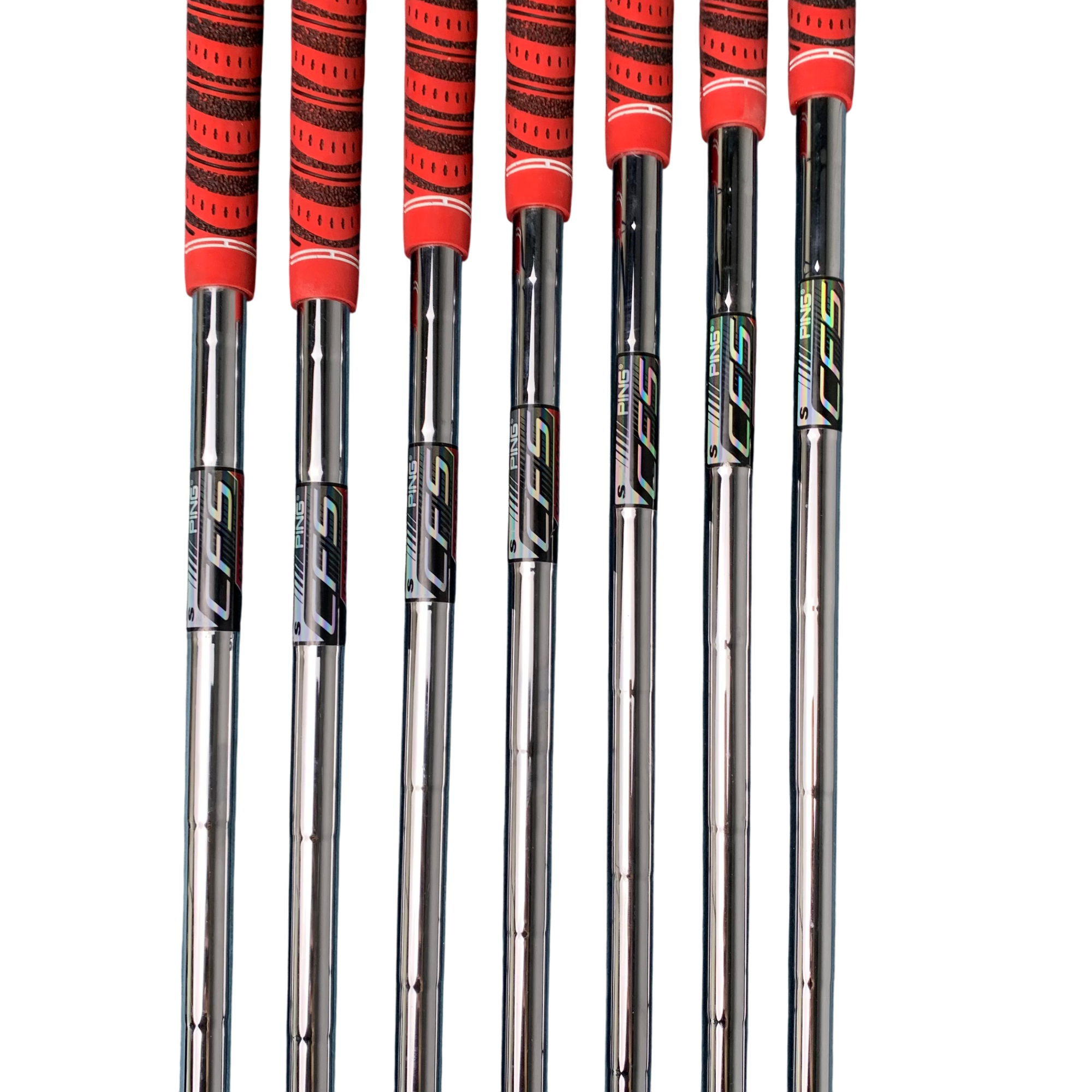 PING i Series E1 Jernsæt / Flex Stiff / 5-PW + GW / Stål galleri billede 3 - brugt golf udstyr i god stand