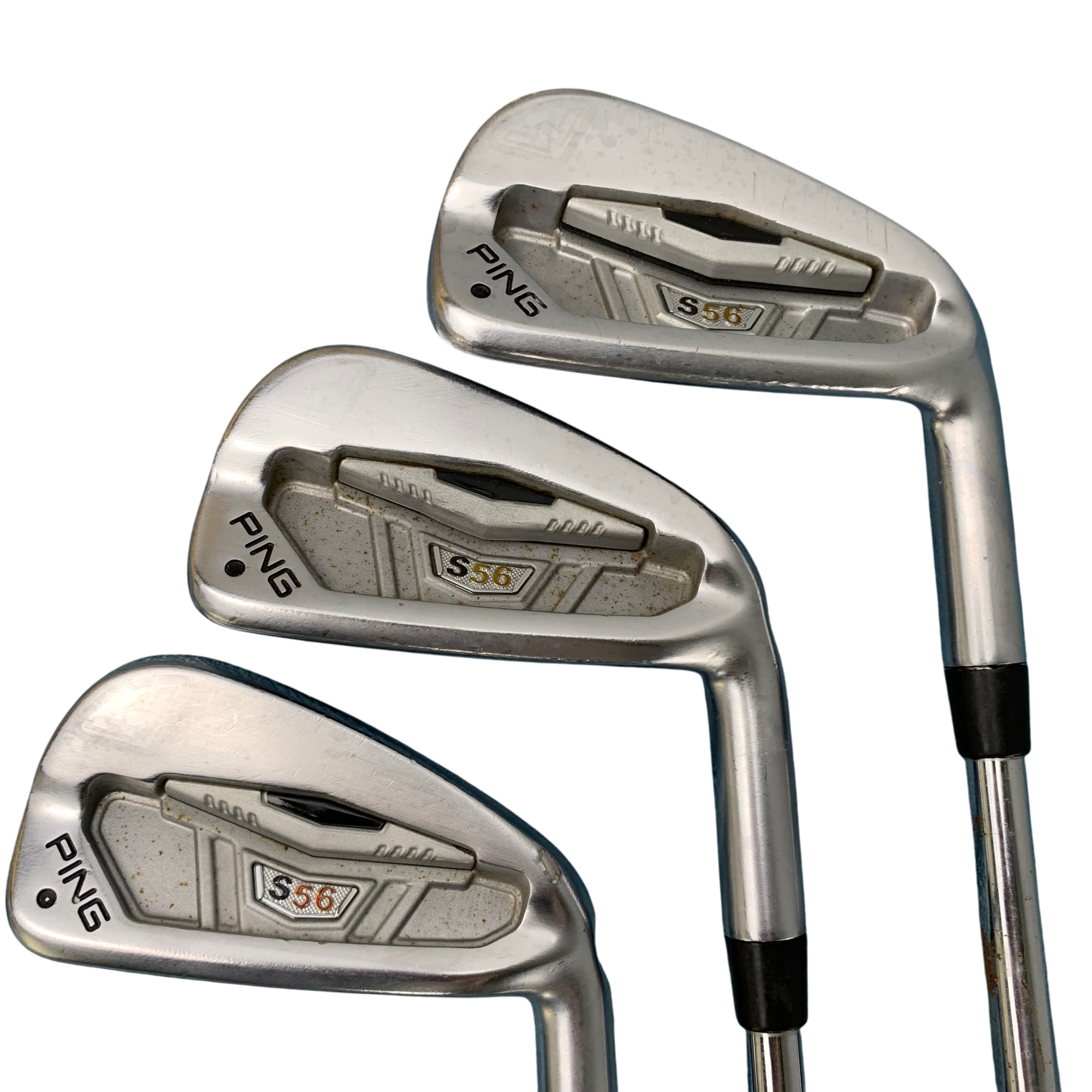 PING S56 Jernsæt / Flex Stiff / 4-PW / Stål hovedbillede - brugt golf udstyr i god stand