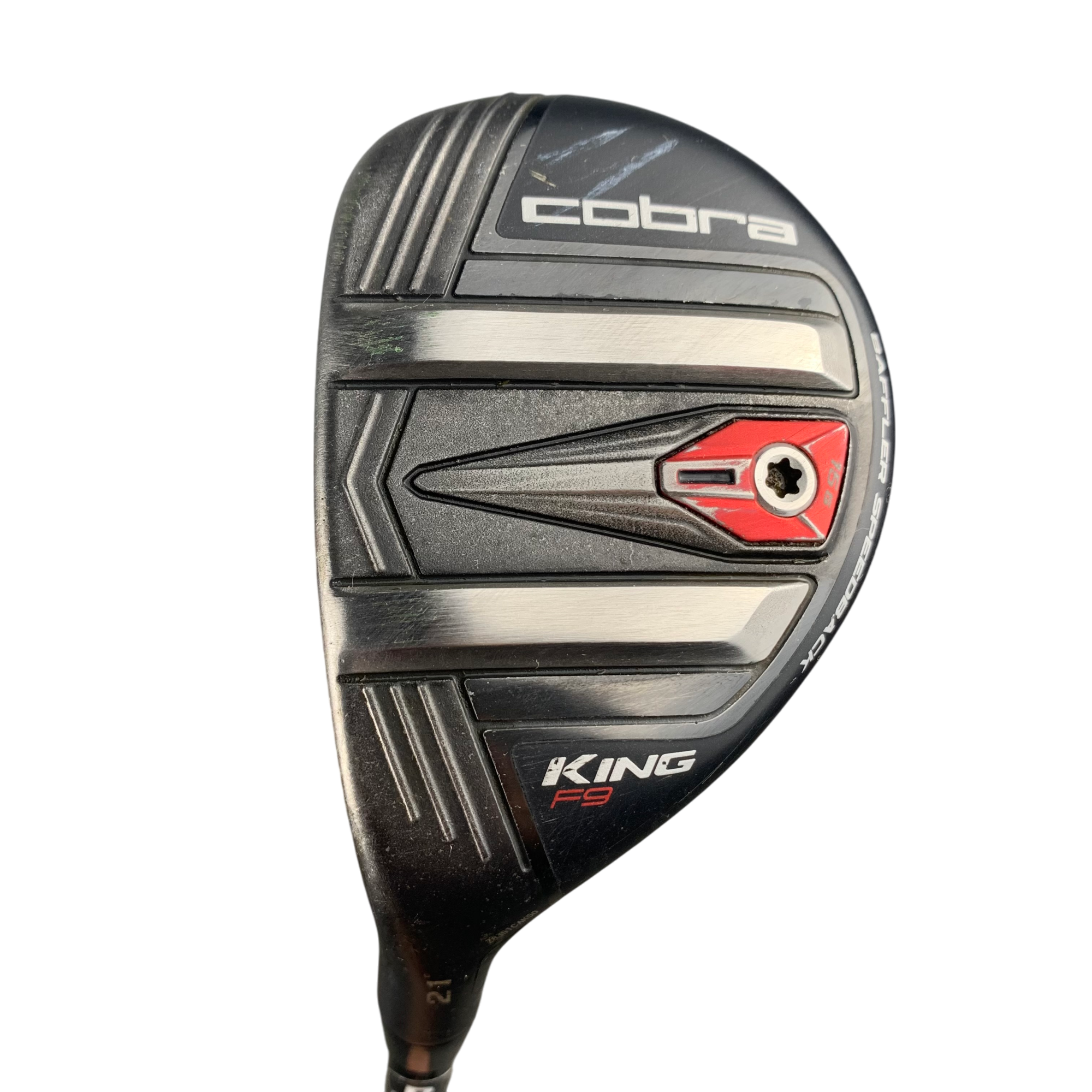 Cobra King F9 Hybrid / Flex Regular / Grafit / #4/21 Venstre hovedbillede - brugt golf udstyr i god stand