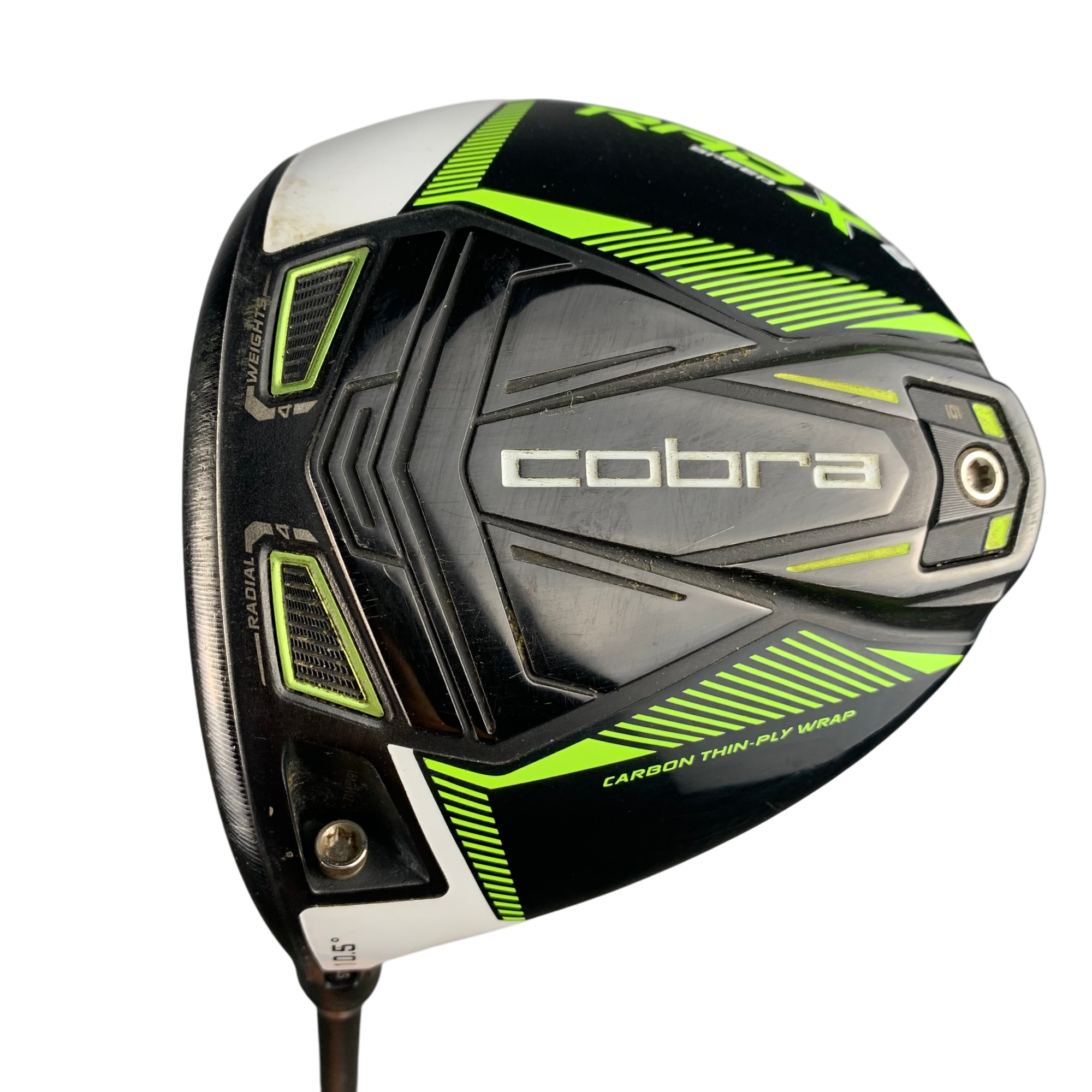 Cobra Radspeed Driver / Flex Regular / Loft 10,5 Venstre hovedbillede - brugt golf udstyr i god stand