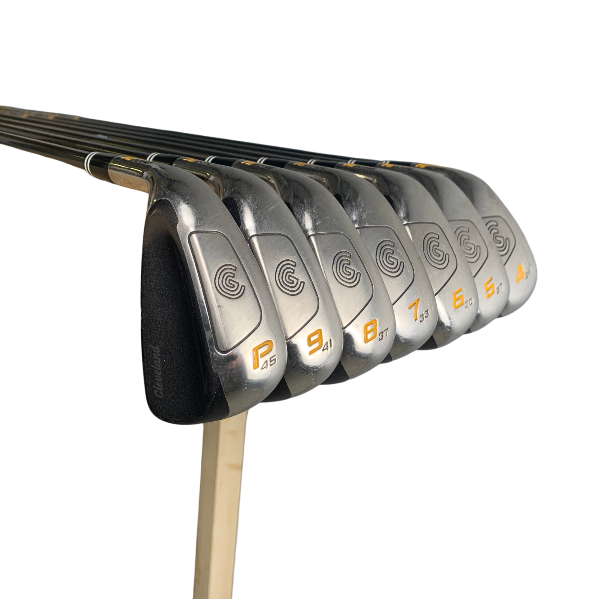 Cleveland HI-Bore Jernsæt / Flex Regular / 4-PW / Grafit Venstre galleri billede 2 - brugt golf udstyr i god stand