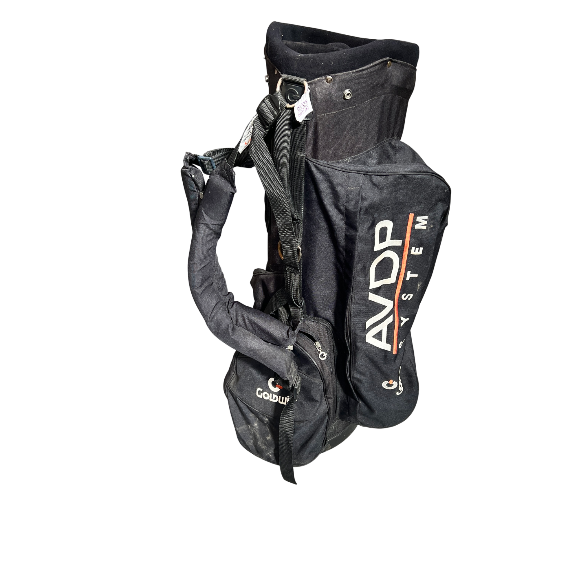 Goldwin Stand Bag / 5-Way / Black hovedbillede - brugt golf udstyr i god stand