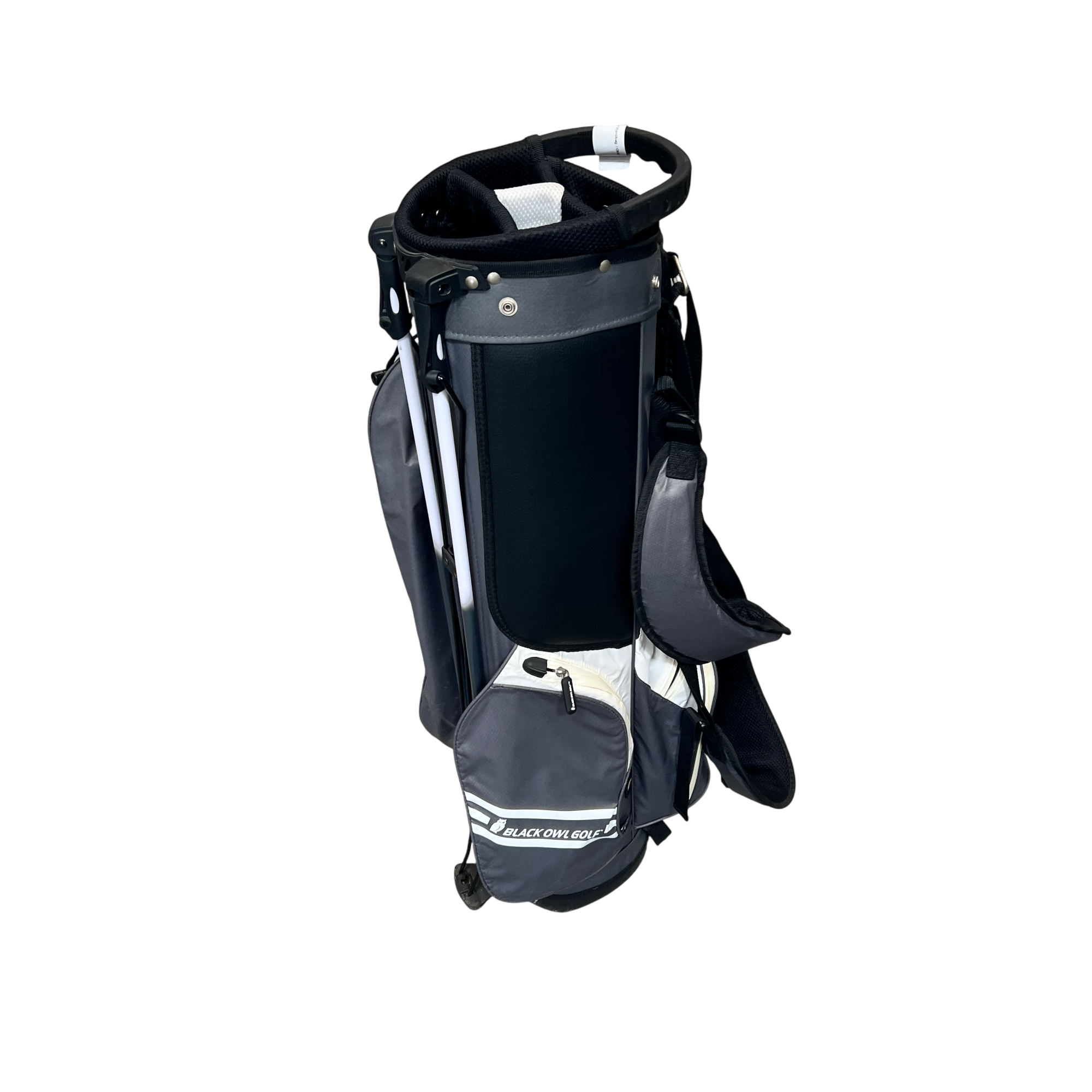 Black Owl Stand Bag / 5-Way / Grey galleri billede 1 - brugt golf udstyr i god stand