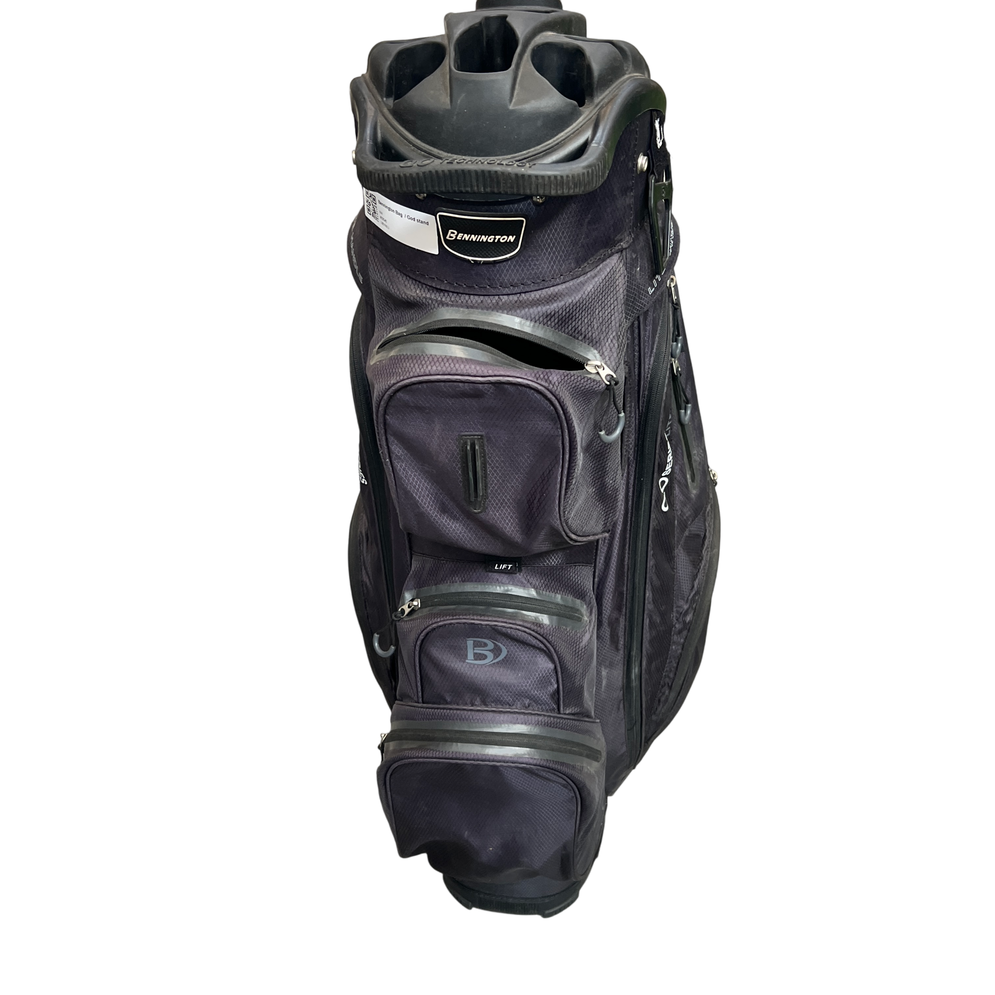 Bennington Cart Bag / 13-Way / Black galleri billede 2 - brugt golf udstyr i god stand