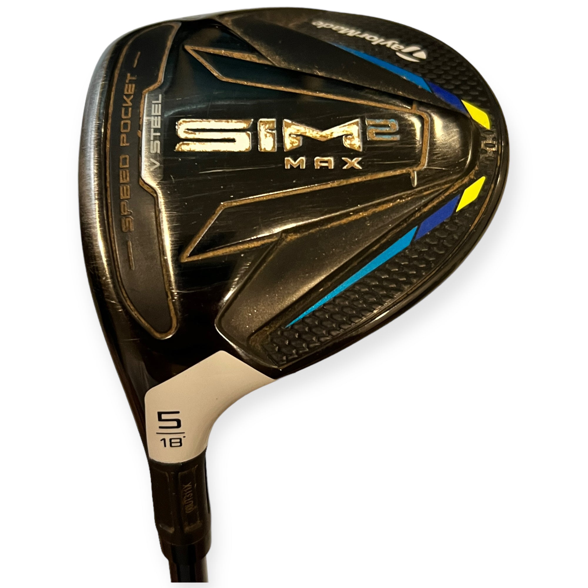 Taylor Made SIM2 Max Fairway wood 5/18 Venstre regular Brugt Okay Stand