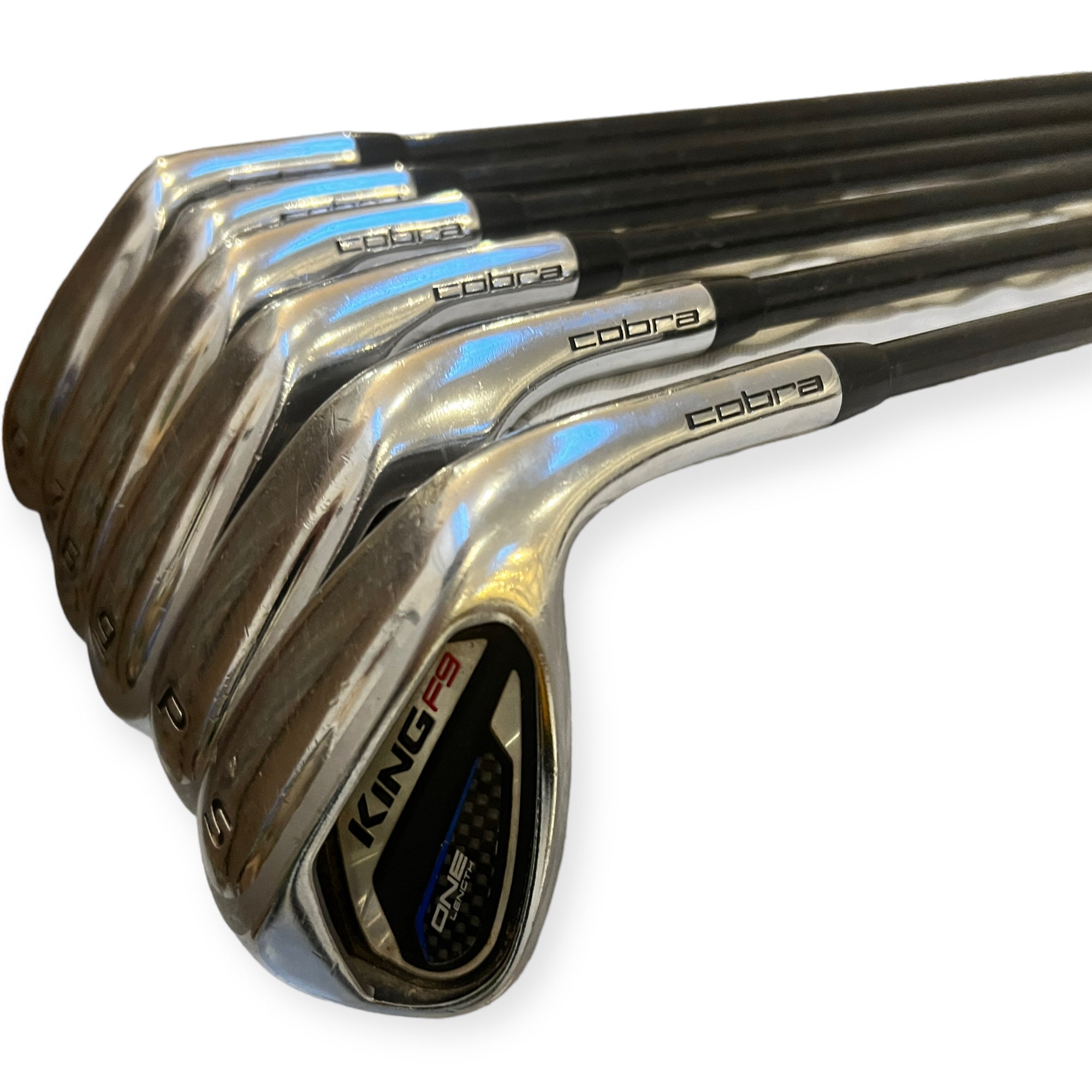 Cobra King F9 SpeedBack One Length Jernsæt / 6-SW / Flex Ladies / Grafit