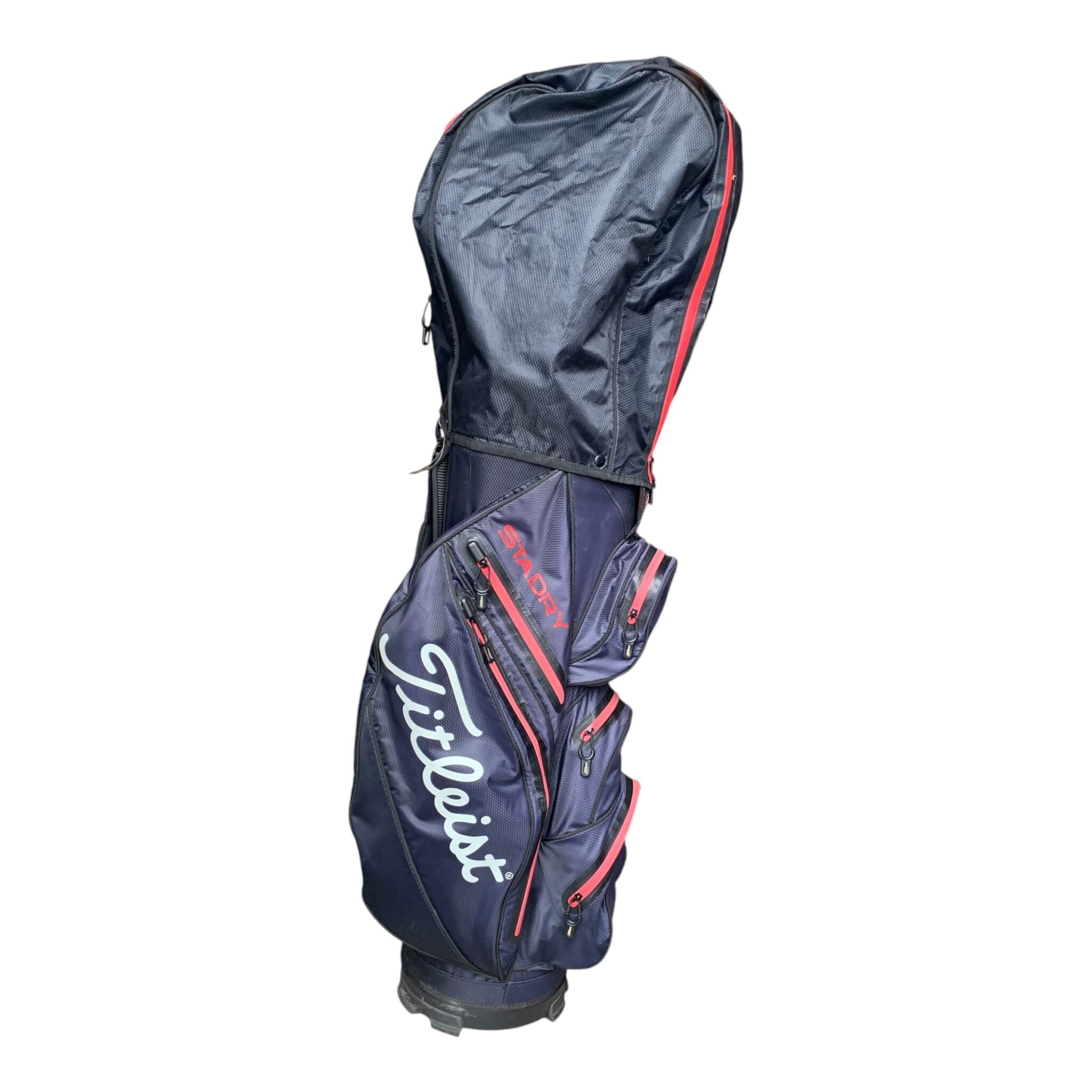 Titleist StaDry Cartbag / 14 Rum / W. Raincover