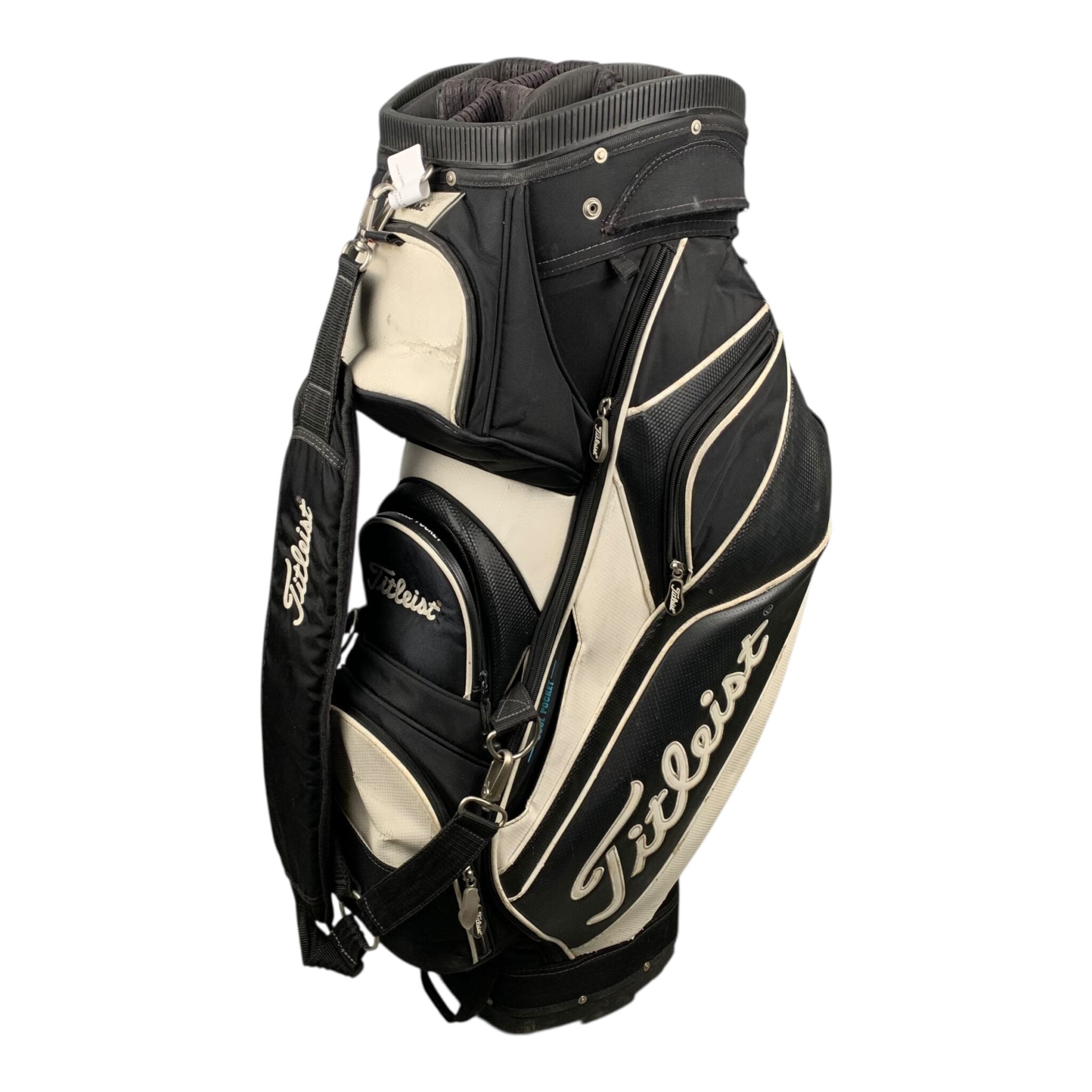 Titleist Cartbag / Black/White / 14 Rum