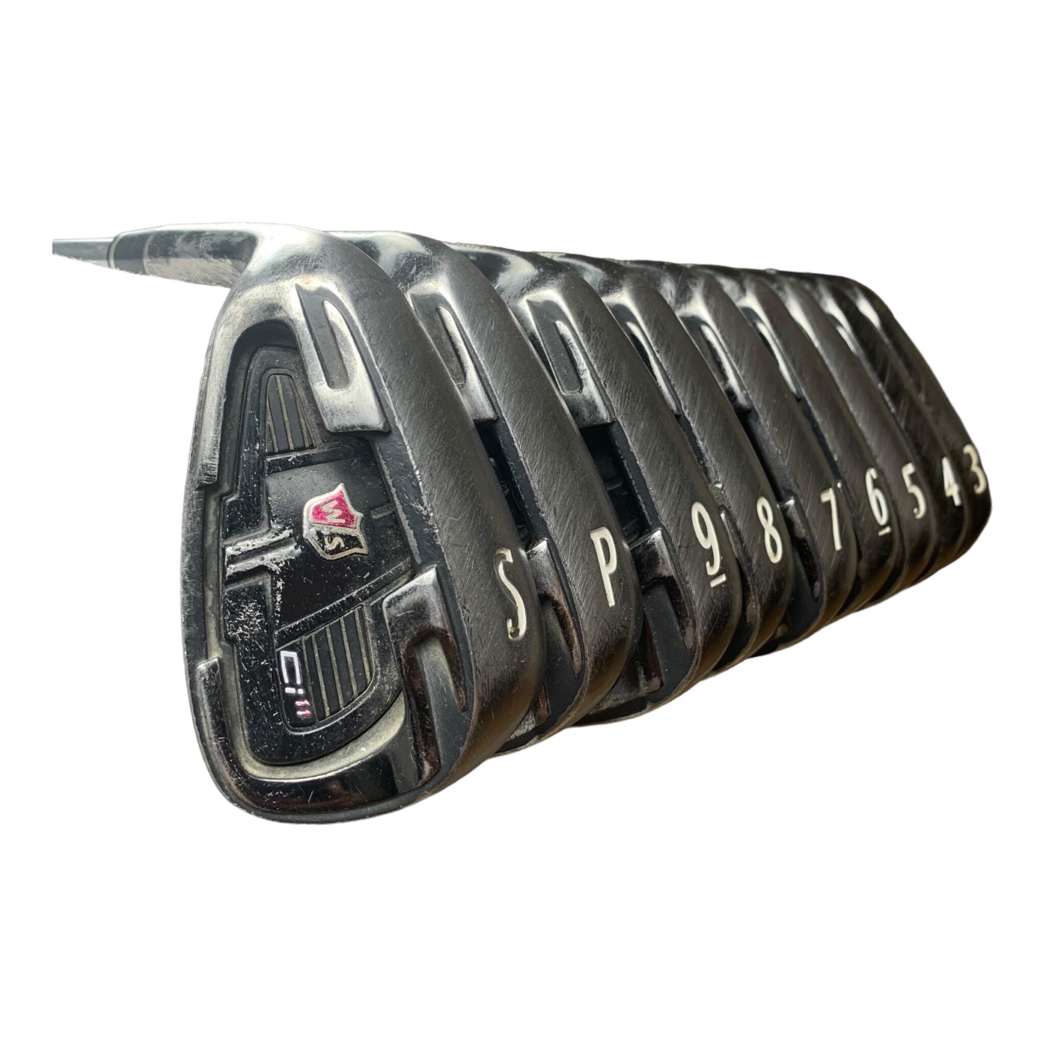 Wilson Staff Ci11 jernsæt / Flex Stiff / 3-PW +S / Stål / Længde +1" / VENSTRE