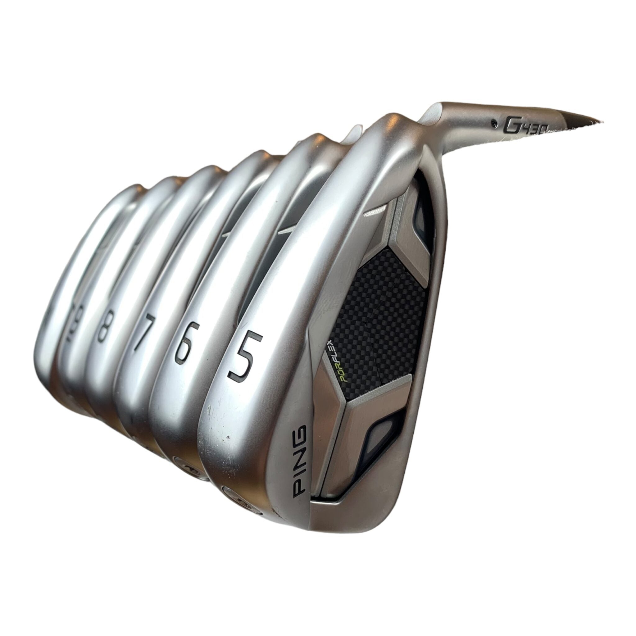 Ping G430 jernsæt / Flex Regular / 5-PW / Stål / Lie = Black DOT