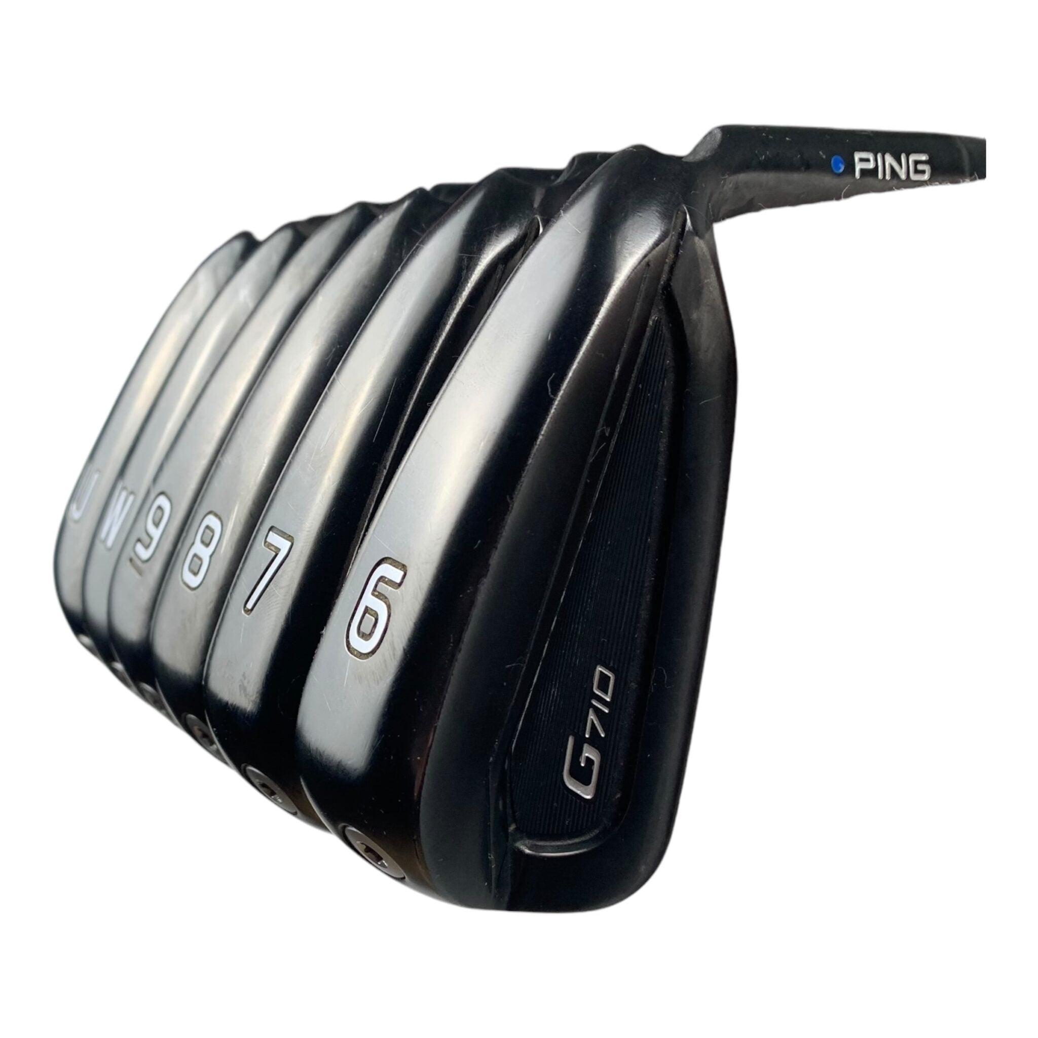 Ping G710 Jernsæt / Flex Regular / Stål / 6-P+U / Blue Dot