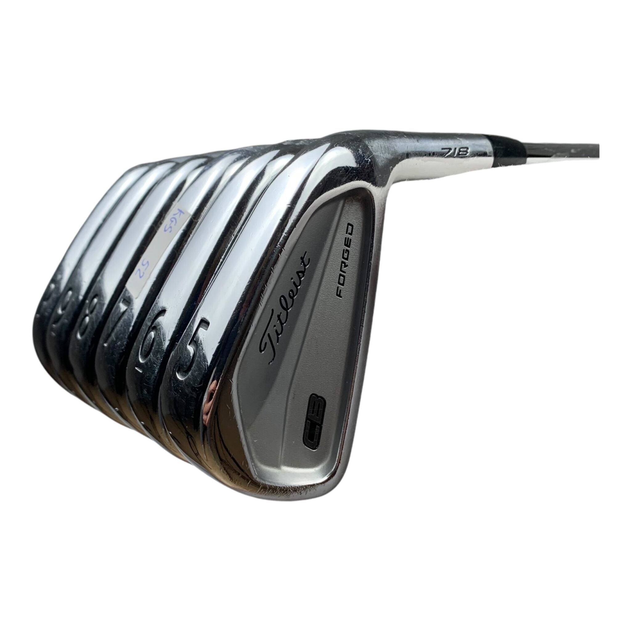 Titleist CB 718 Forged Ironset / Flex X-Stiff - Steel / 5-P