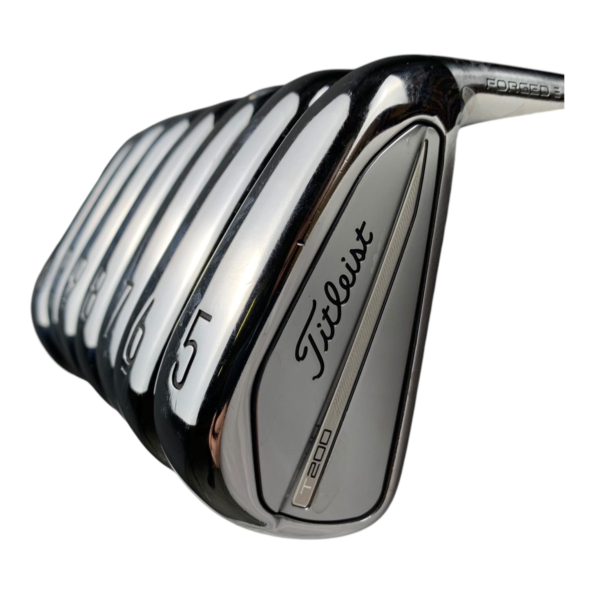 Titleist T200 2023 Jernsæt / Flex Stiff / 5-P + 48' / Stål