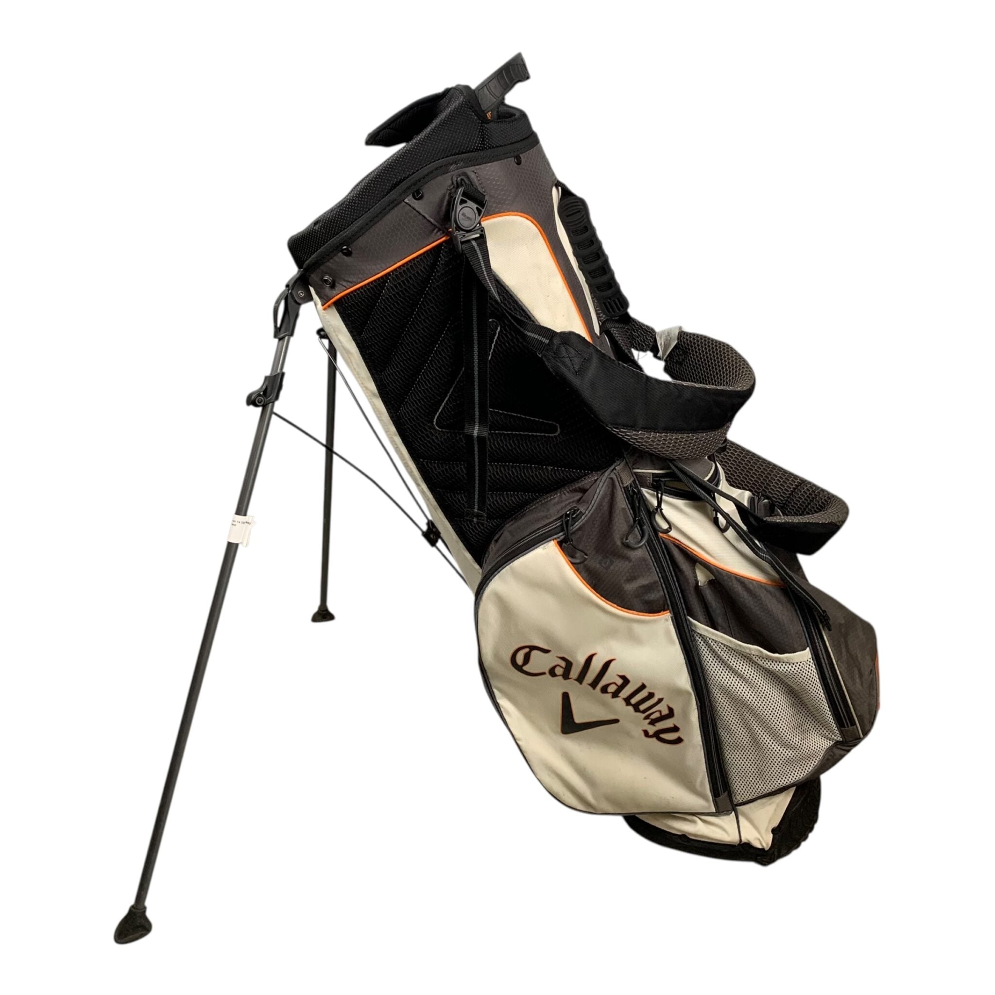 Callaway Fusion 14 Standbag / White/Orange / 14-Rum