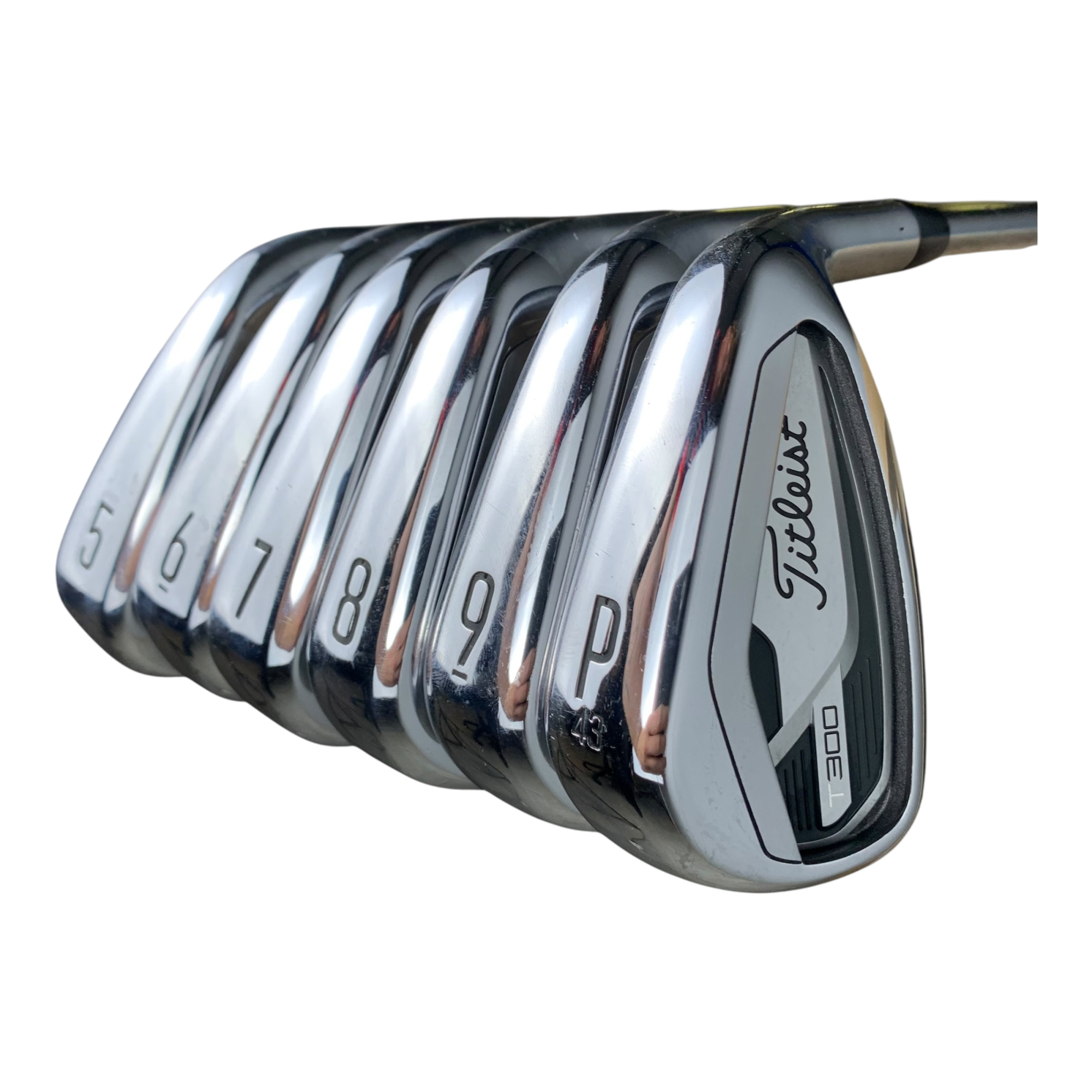 Titleist T300 2019 Jernsæt / Flex Stiff / 5-PW / Stål galleri billede 2 - brugt golf udstyr i god stand
