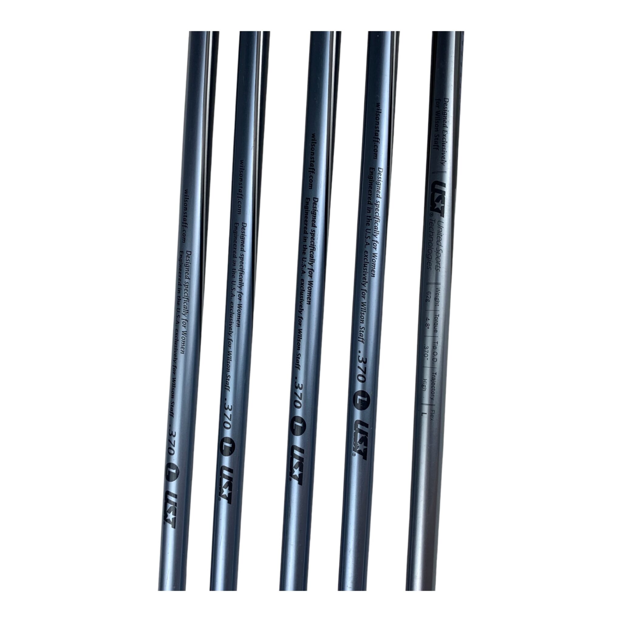 Wilson Di5 Jernsæt / Flex Ladies / 5-9 / Grafit - Venstre