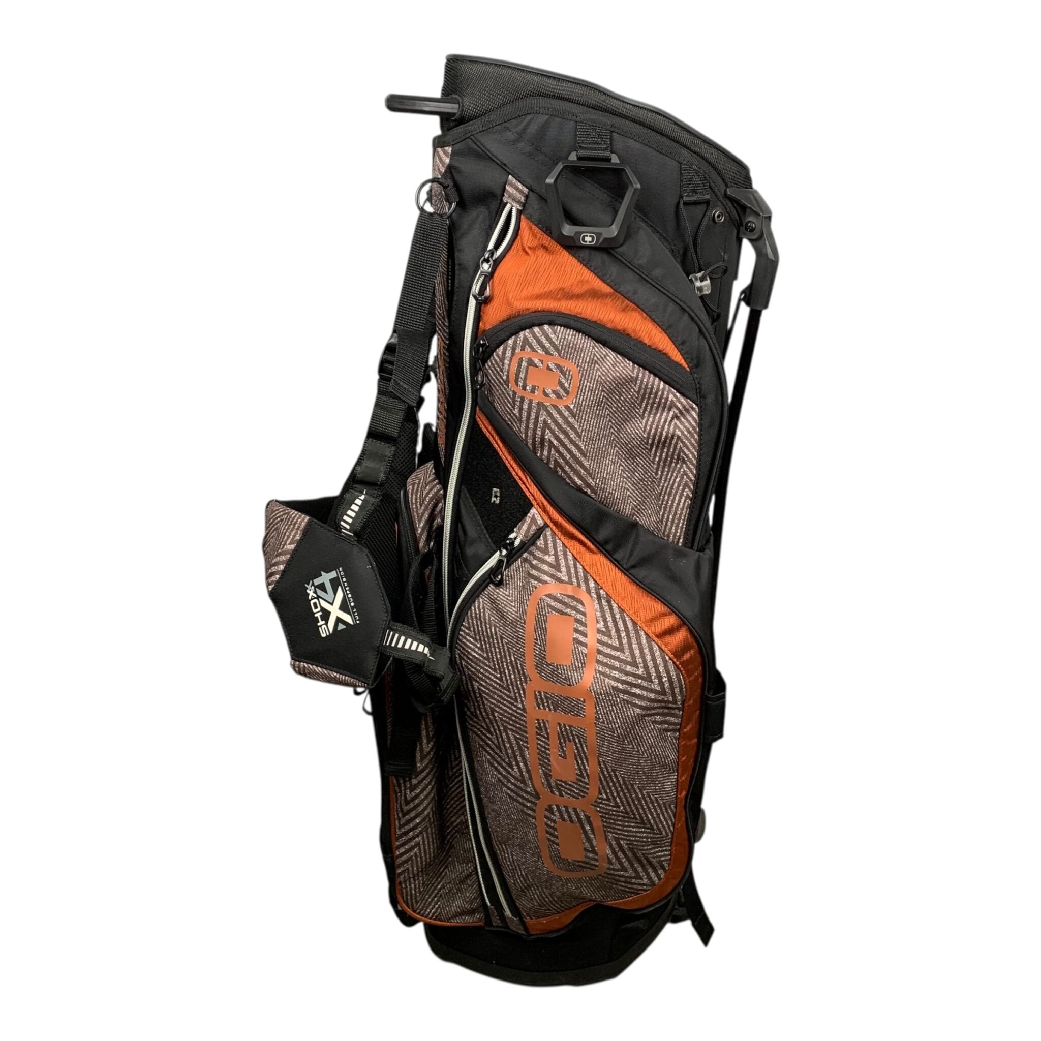 Ogio Shox X4 Standbag / Black/Orange / 13-Rum