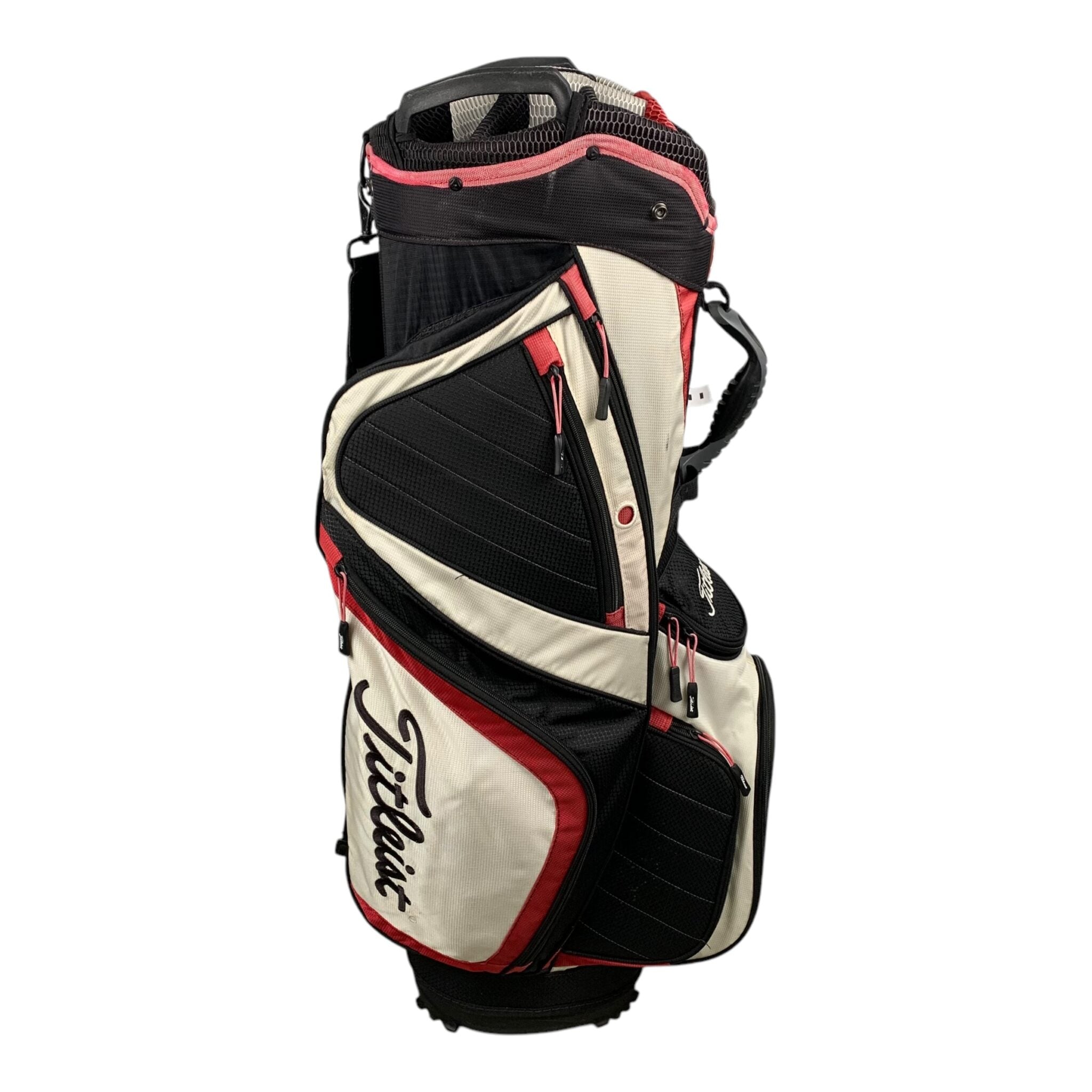 Titleist CartBag / Black/White/Red / 14 Rum