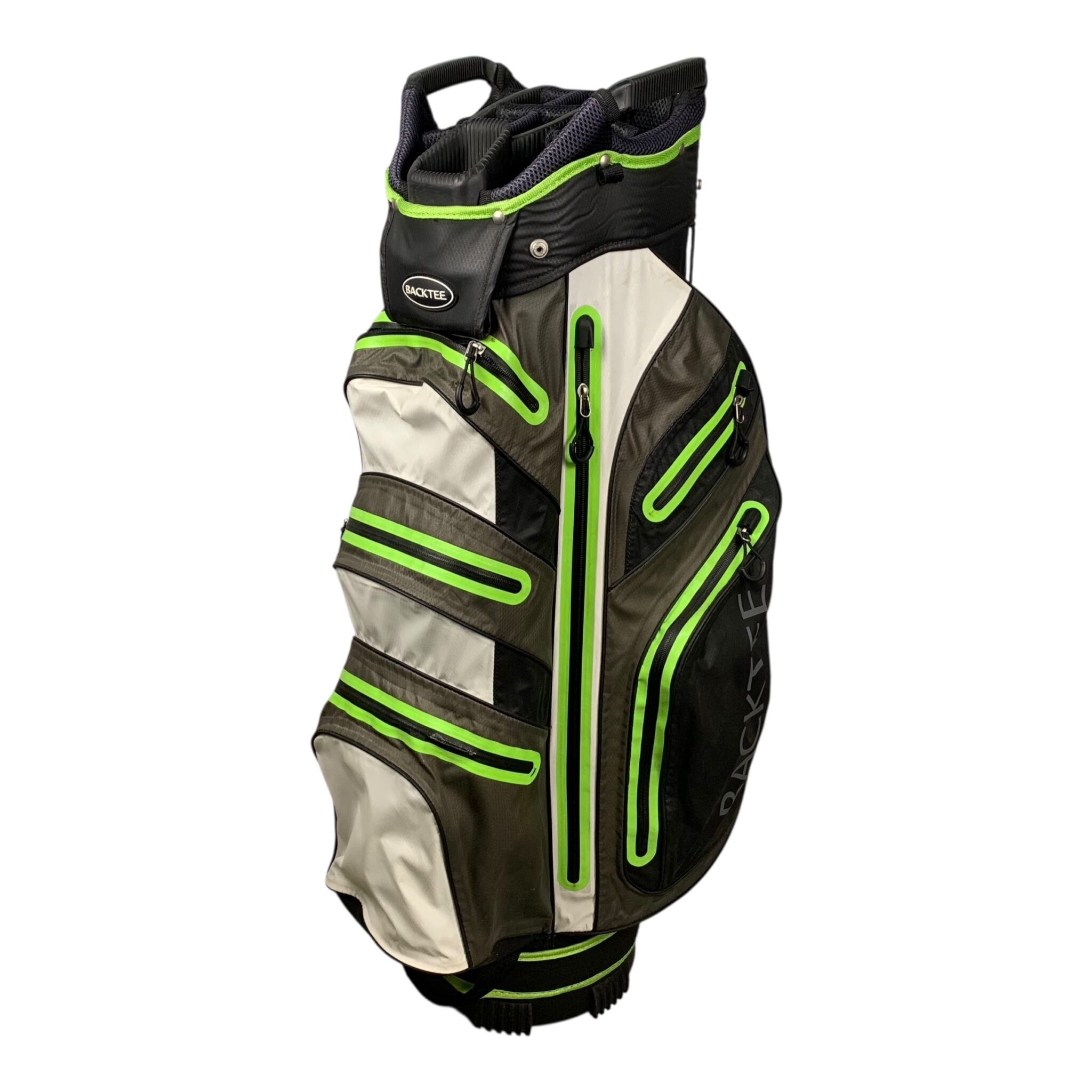 BackTee Cartbag / Black/Green / 14-Rum