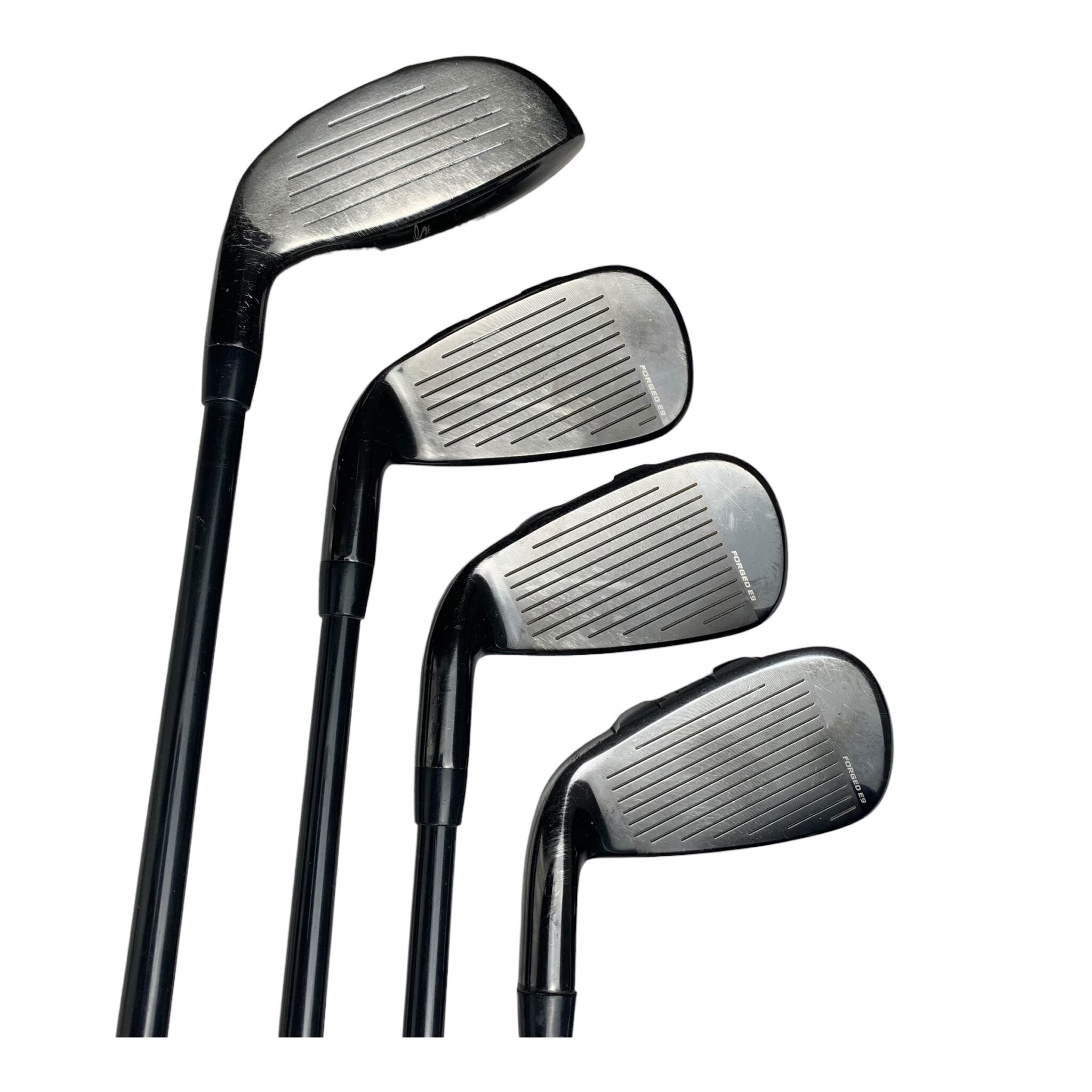 Cobra T Rail jernsæt / Flex A (Senior) / 4H+5-PW / Grafit / Længde +0,25"