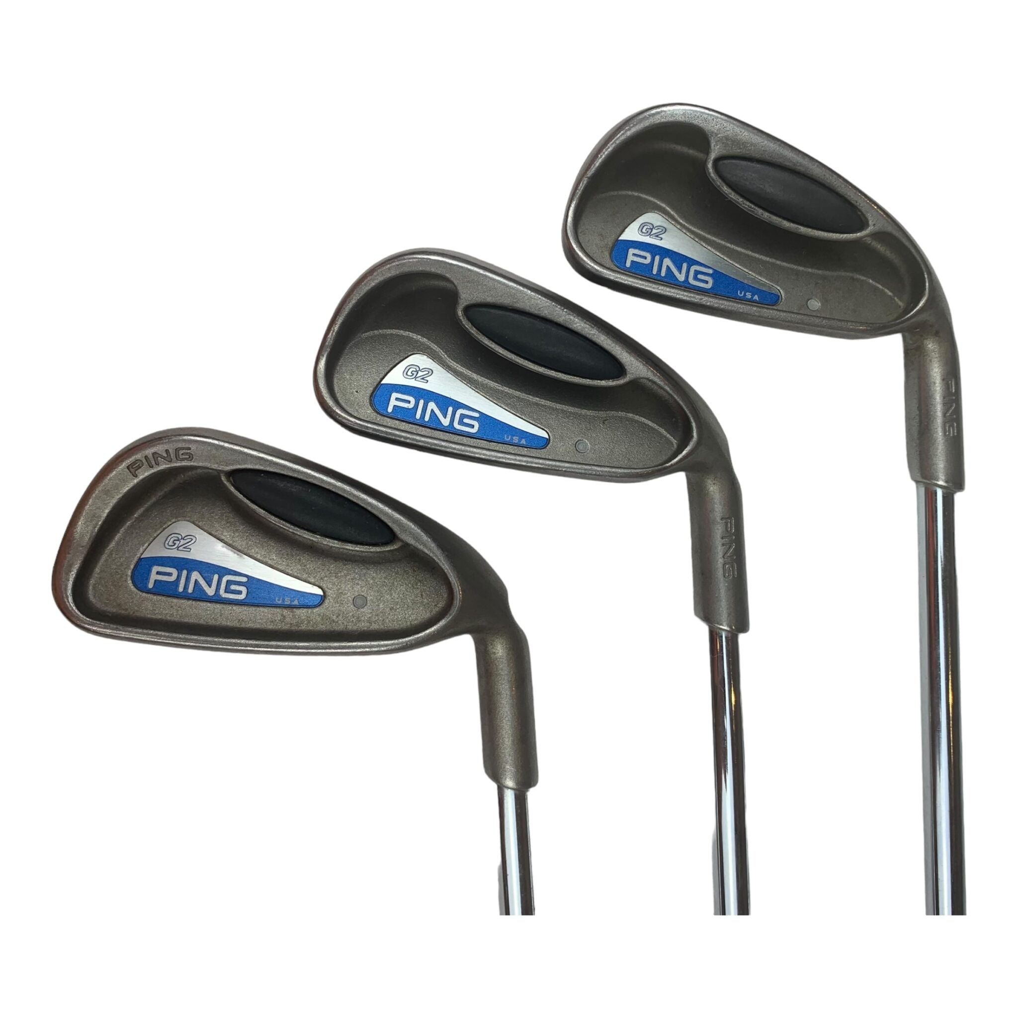 Ping G2 jernsæt / Flex Stiff / 3-PW / Stål / Længde +1