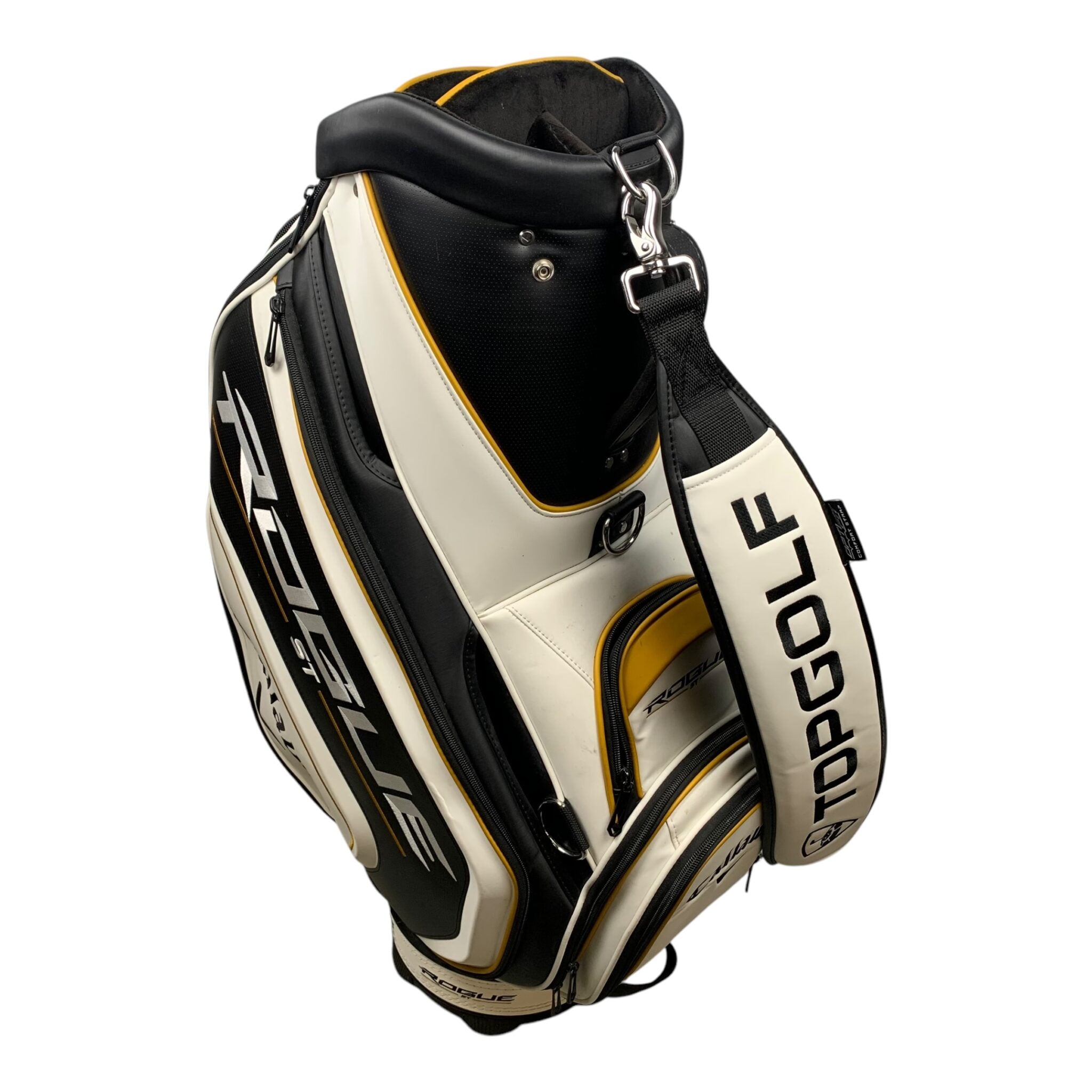 Callaway Rogue ST Staffbag / White/Gold/Black / 6 Rum