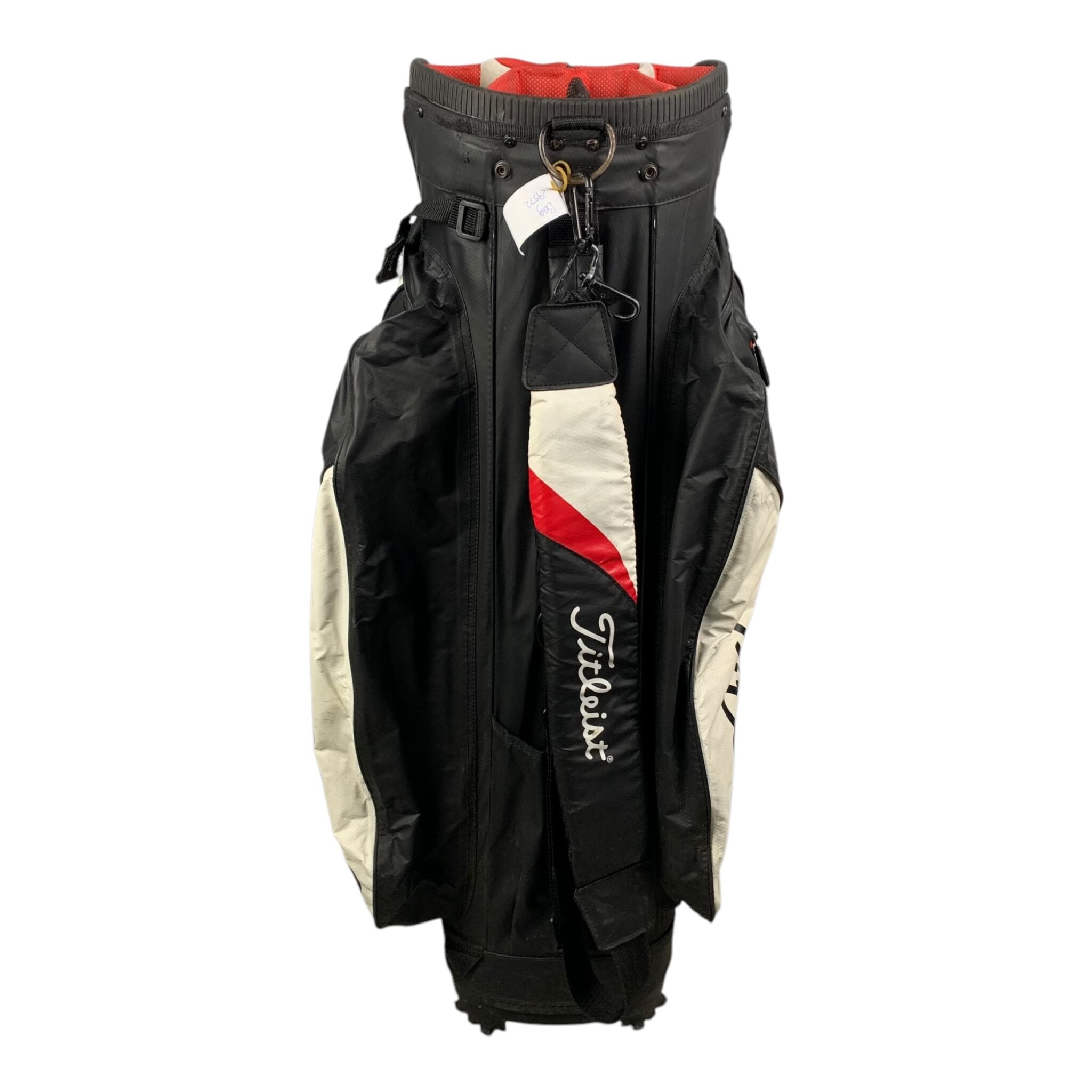 Titleist StaDry CartBag / Black/White/Red / 14 Rum