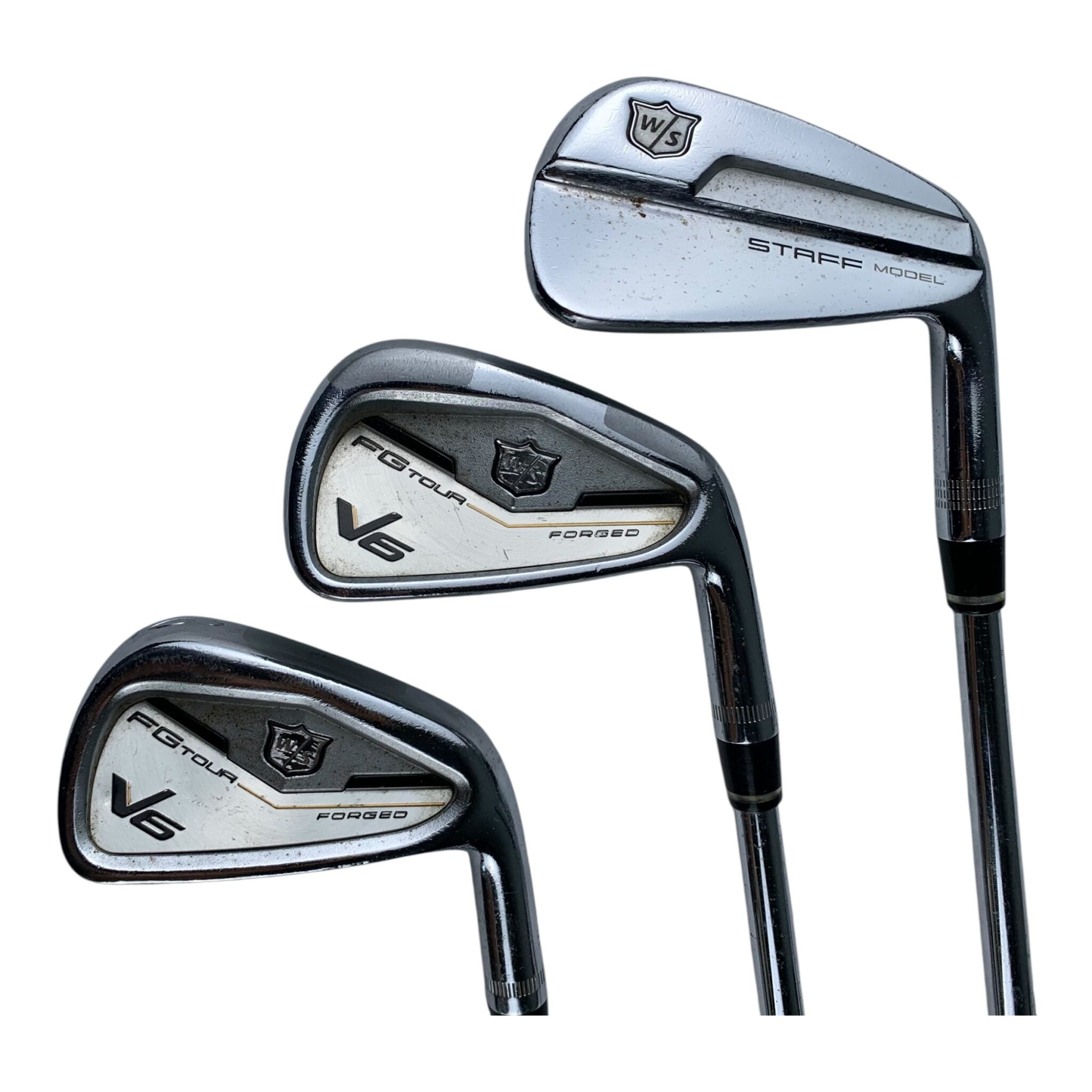 Wilson MB FGtour v6 Jernsæt / Flex Stiff / 4-PW / Stål