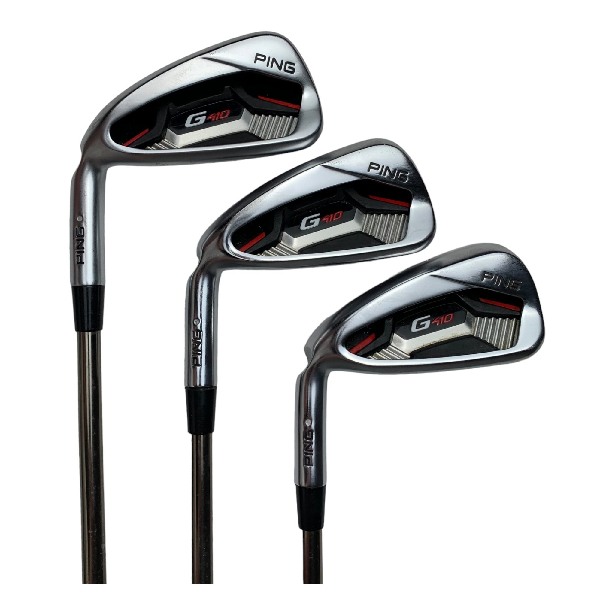 Venstre Ping G410 jernsæt VENSTRE / Flex Regular / 5-W+U+S+L / Grafit