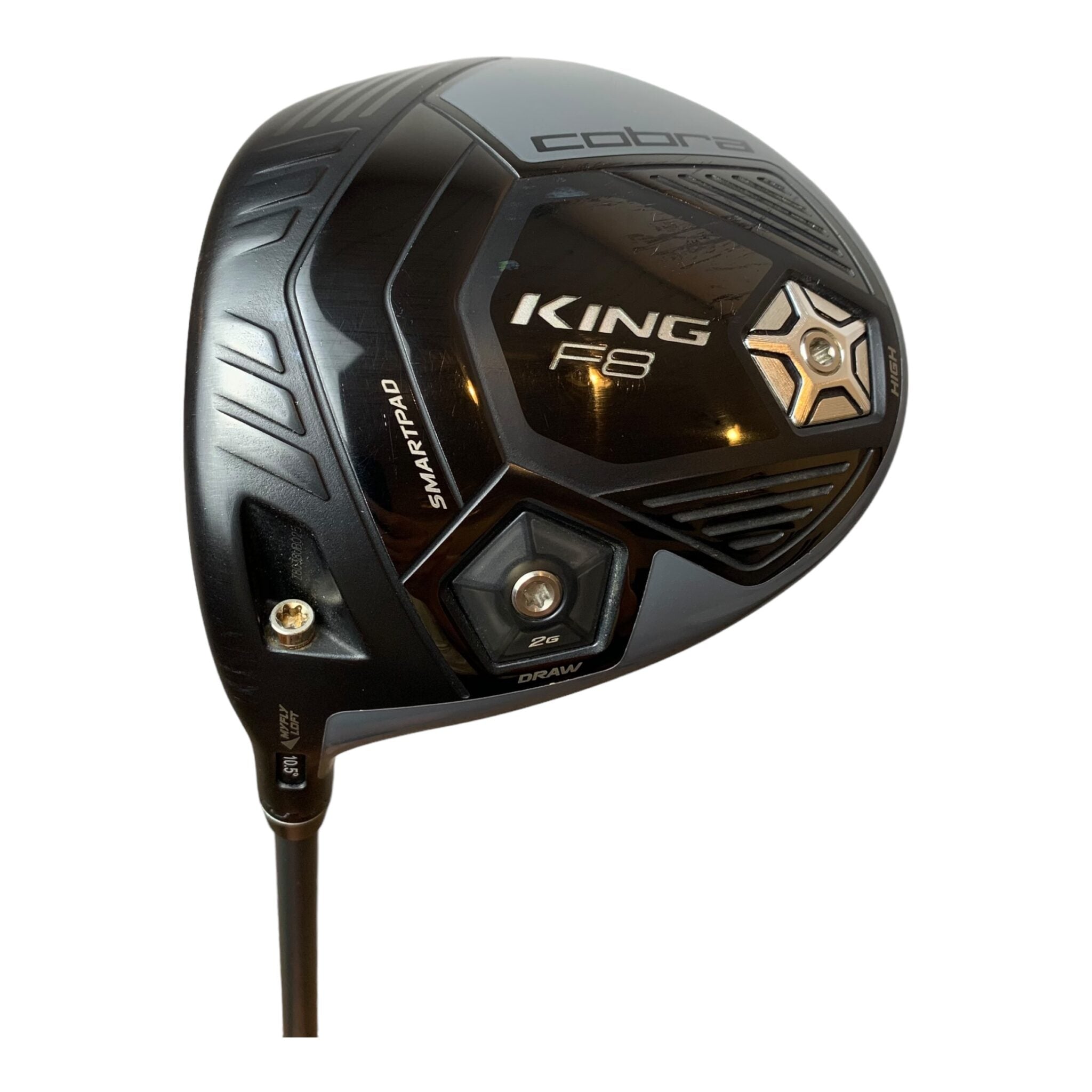 Cobra King F8 Black Driver / Flex X-stiff / Loft 10.5 / VENSTRE / Grip - MCC Midsize