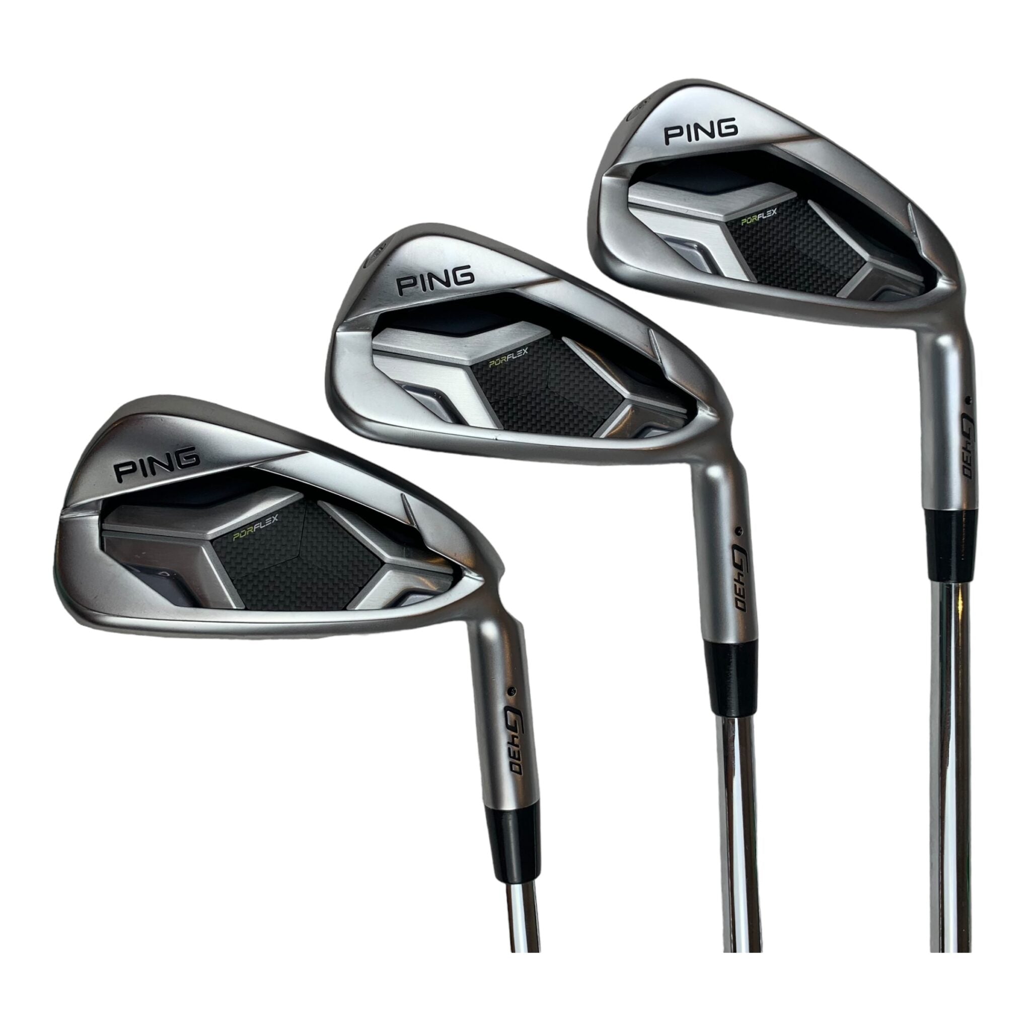 Ping G430 jernsæt / Flex Regular / 5-PW / Stål / Lie = Black DOT