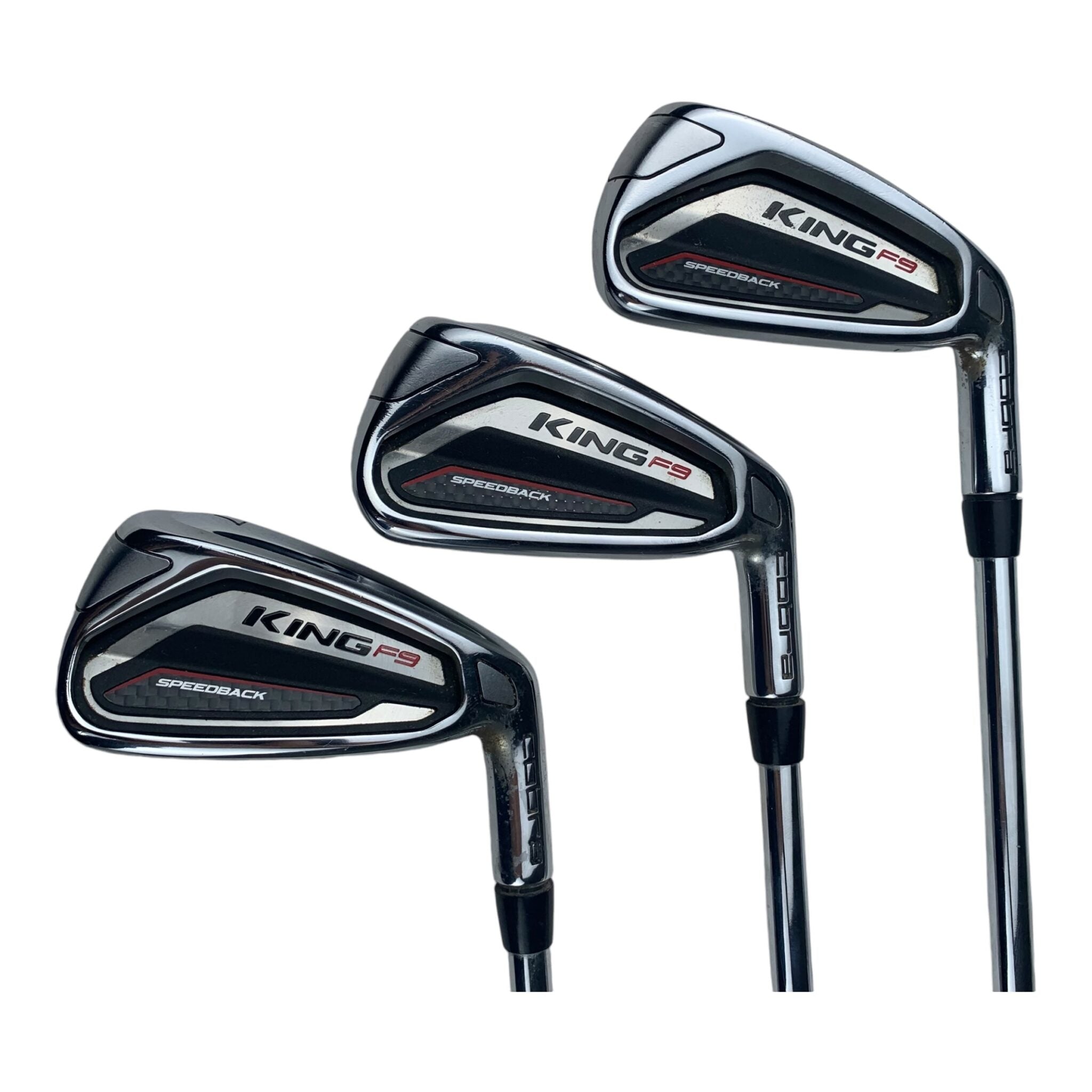 Cobra King F9 SpeedBack Ironset / Flex Stiff - Steel / 5-P