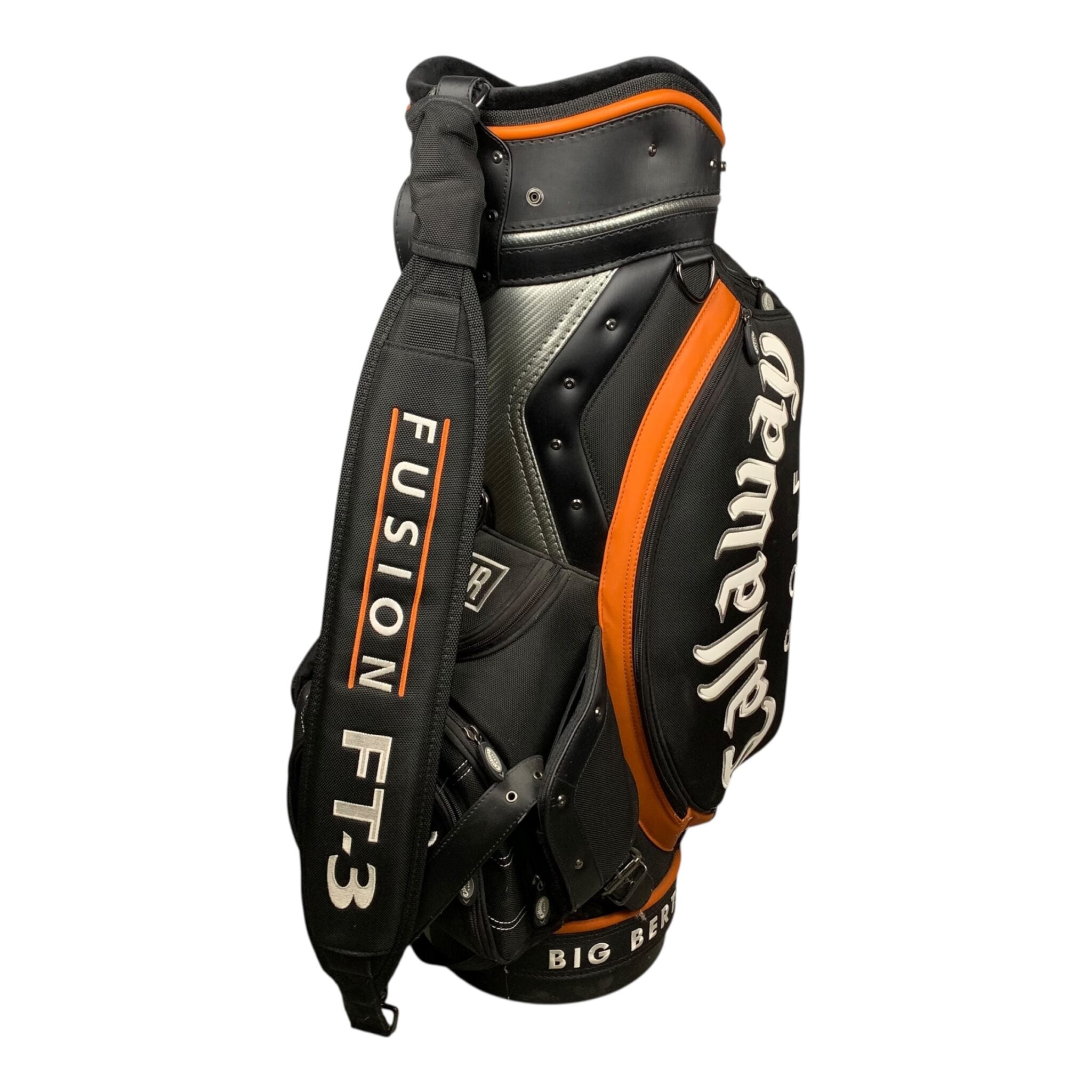 Callaway Fusion Staffbag / Black/Orange / 6-Rum