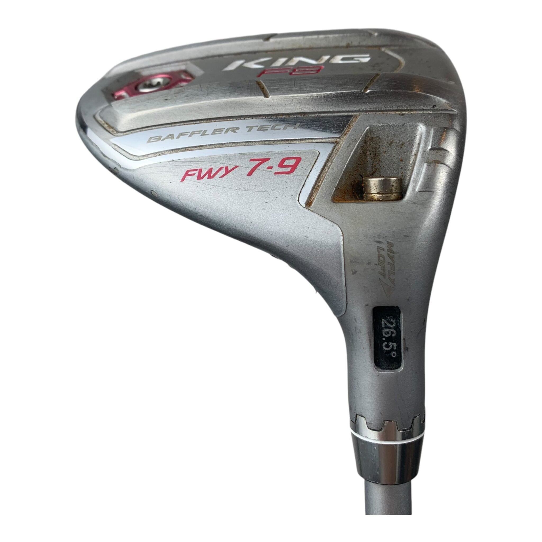 Cobra King F8 Silver Raspberry Fairway Wood / Flex Ladies / #7-9/26.5