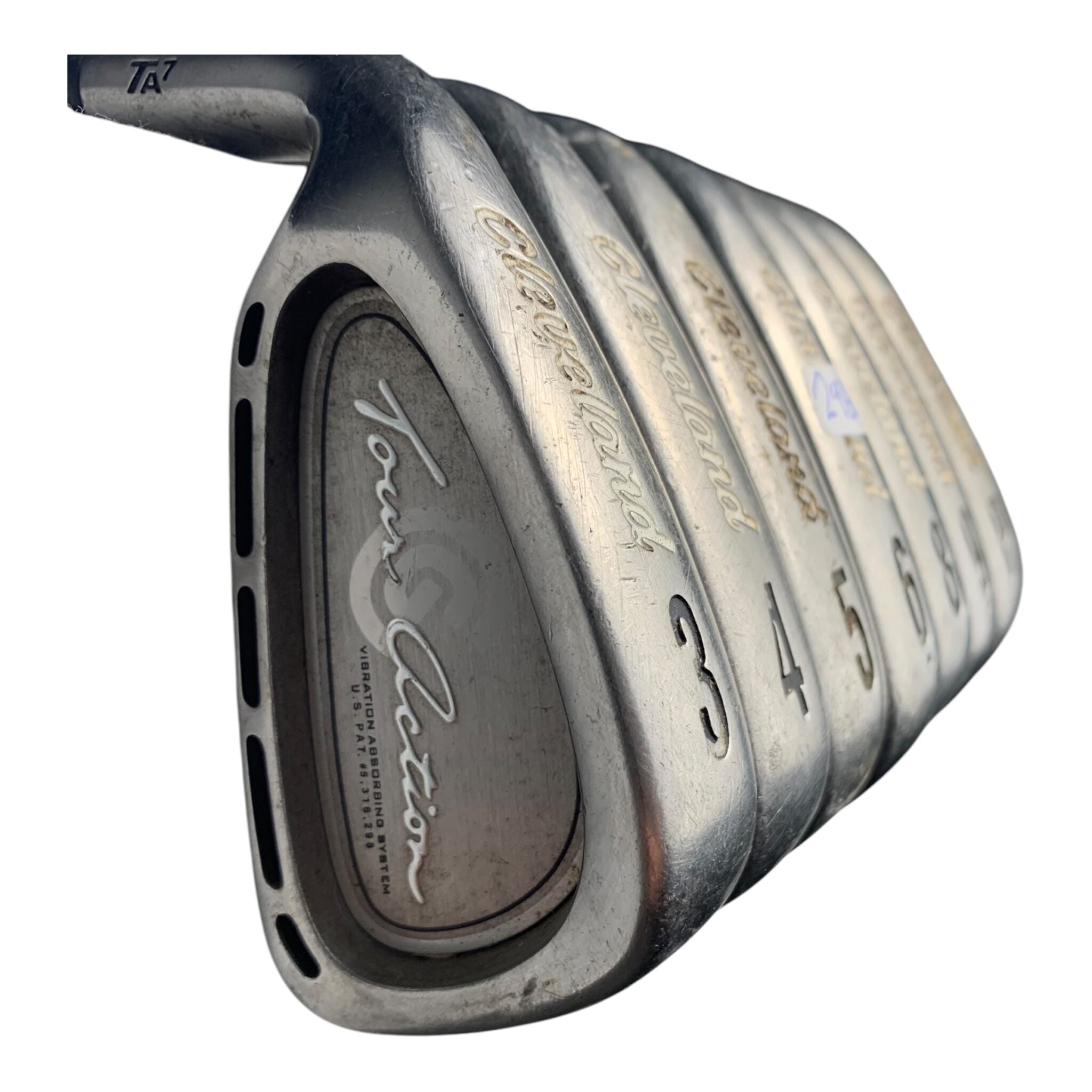 Cleveland Tour Action TA7 Jernsæt / Flex Regular / 3-6/8-P / Stål - Venstre