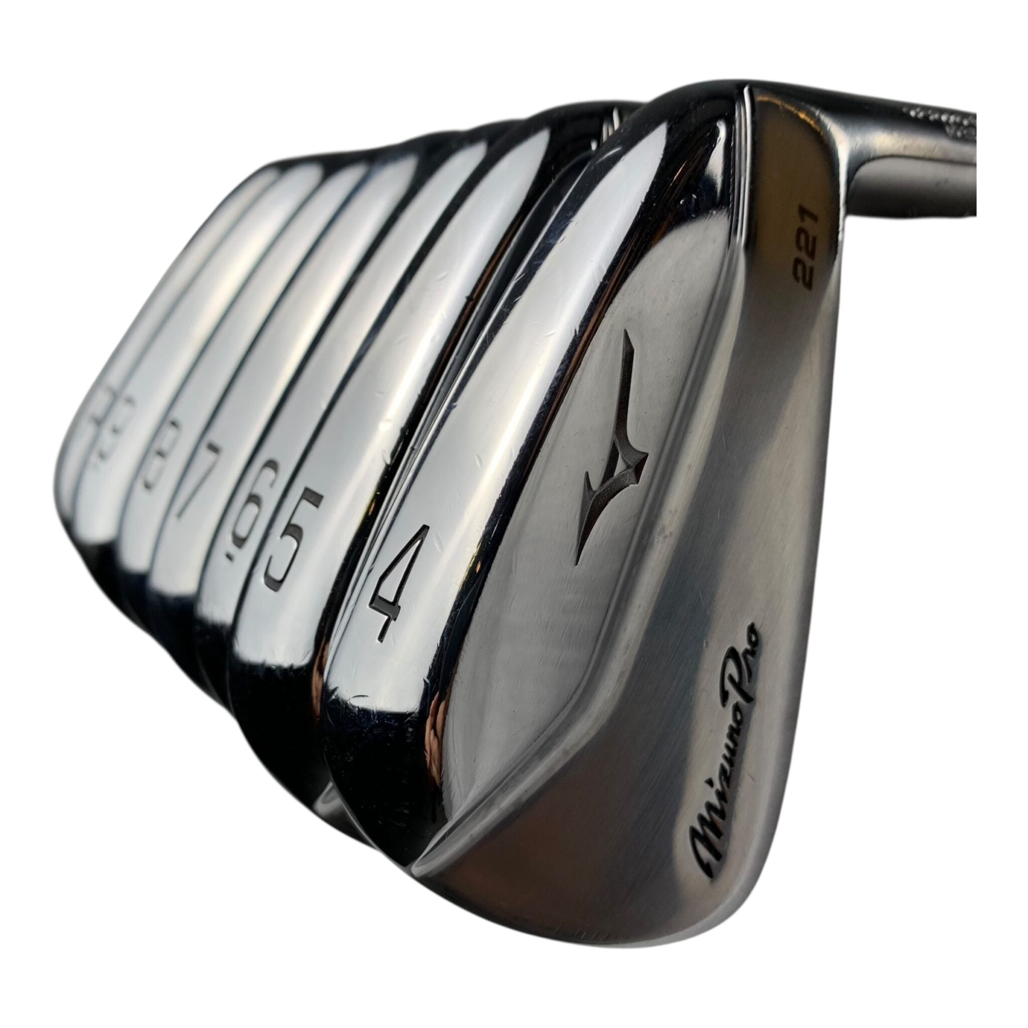 Mizuno Pro 221 Jernsæt / Flex Stiff / 4-PW / Stål