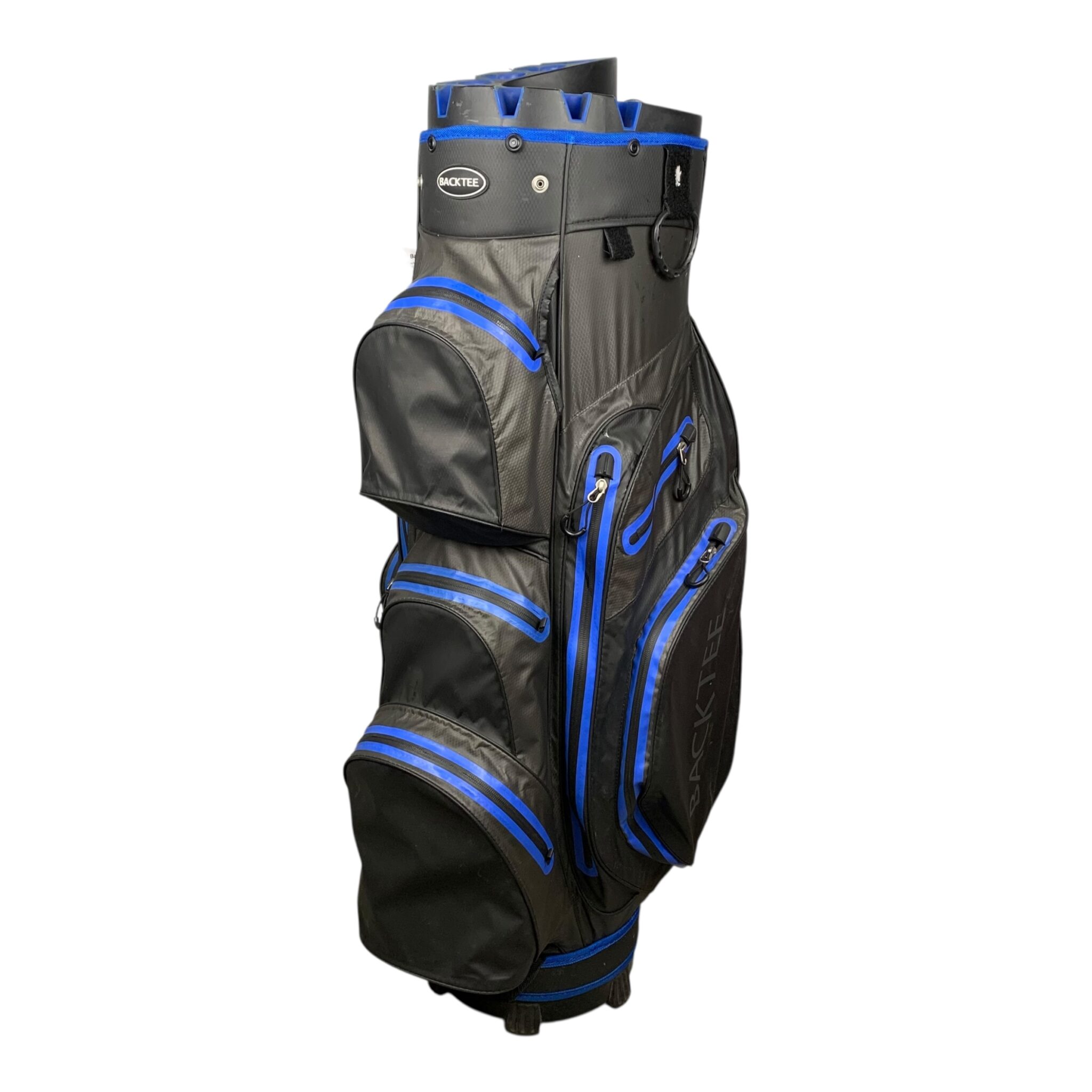 BackTee Cartbag / Black/Blue / 15-Rum