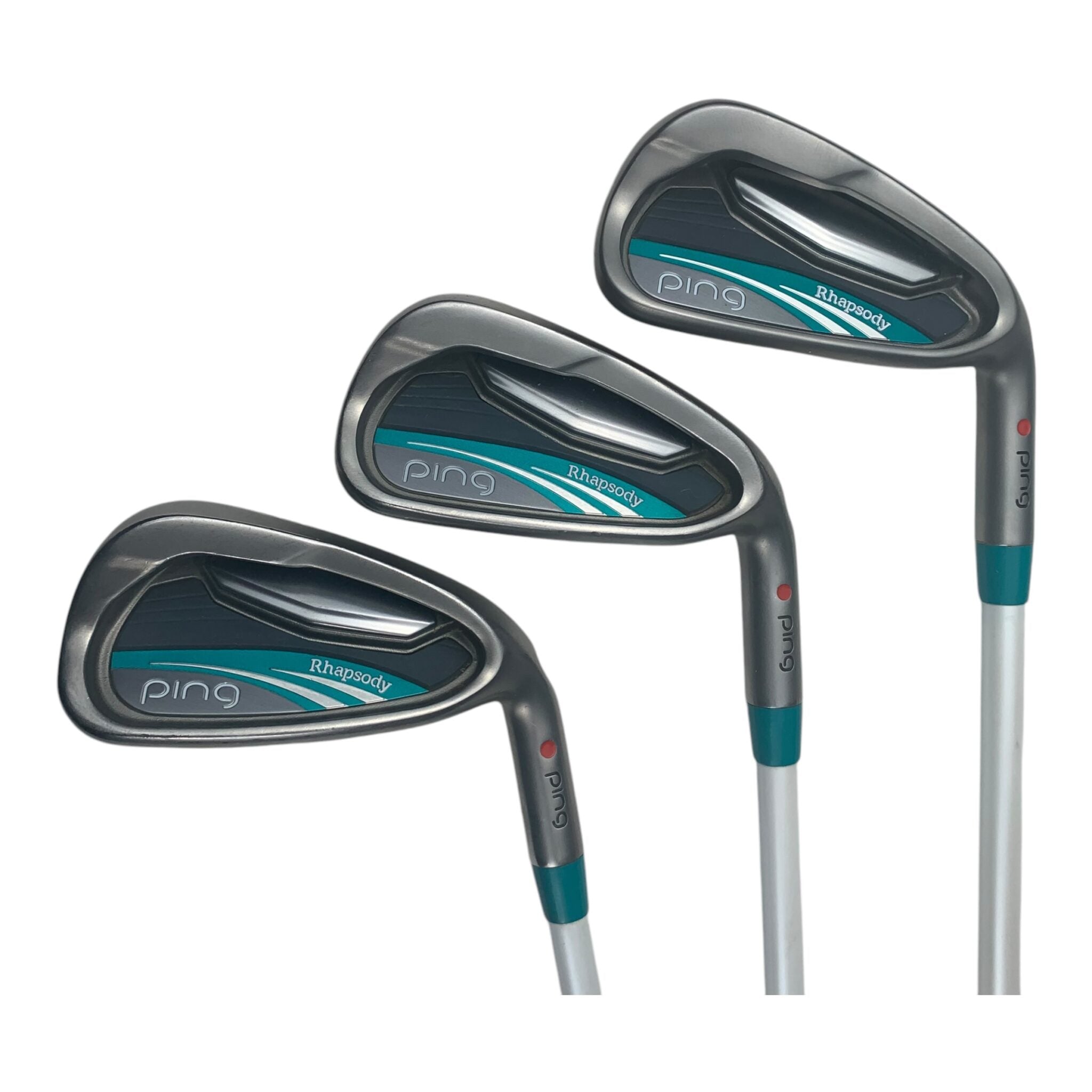 Ping Rhapsody Jernsæt / Flex Ladies / Grafit / 5Hy + 6-PW + SW / Red Dot